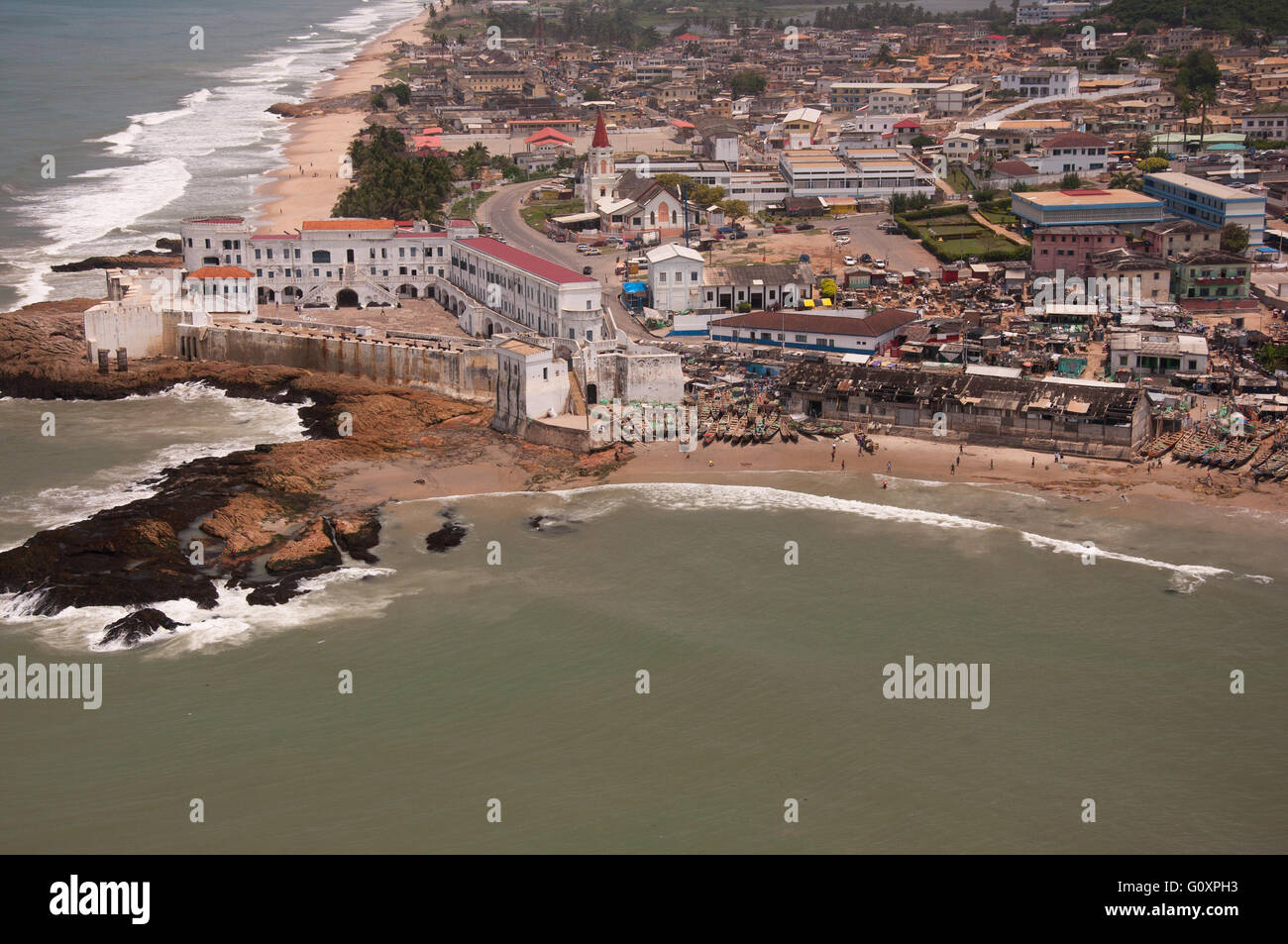 Cape Coast Castle, Ghana. Stockfoto