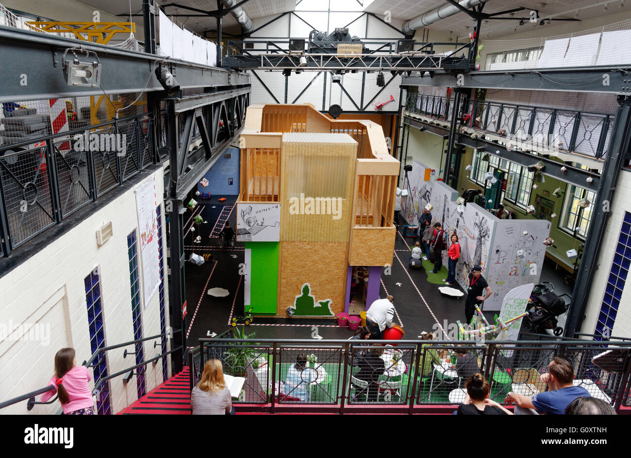 Das Labyrinth Kindermuseum Spielbereich für Kinder in Berlin Stockfoto