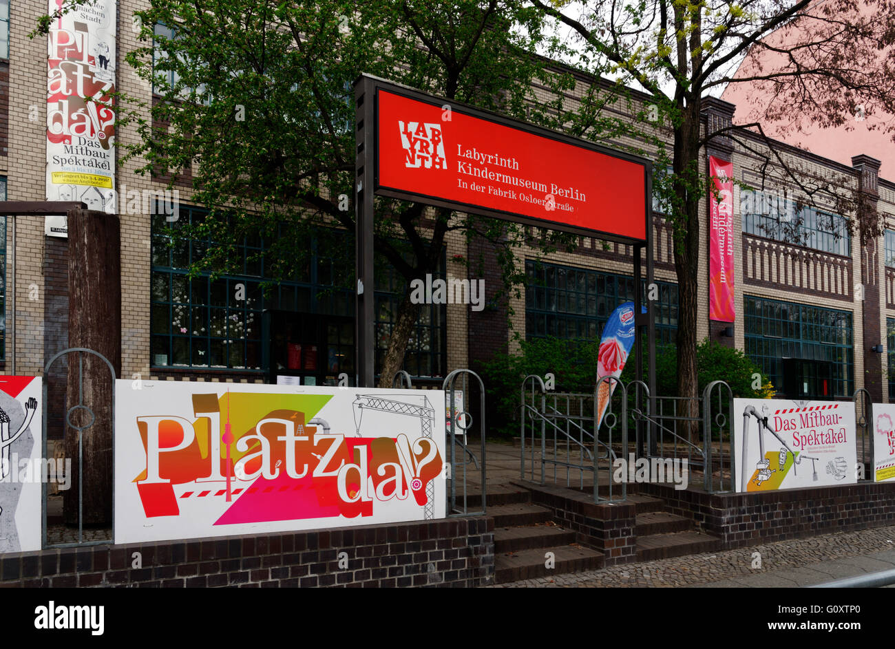 Das Labyrinth Kindermuseum Spielbereich für Kinder in Berlin Stockfoto