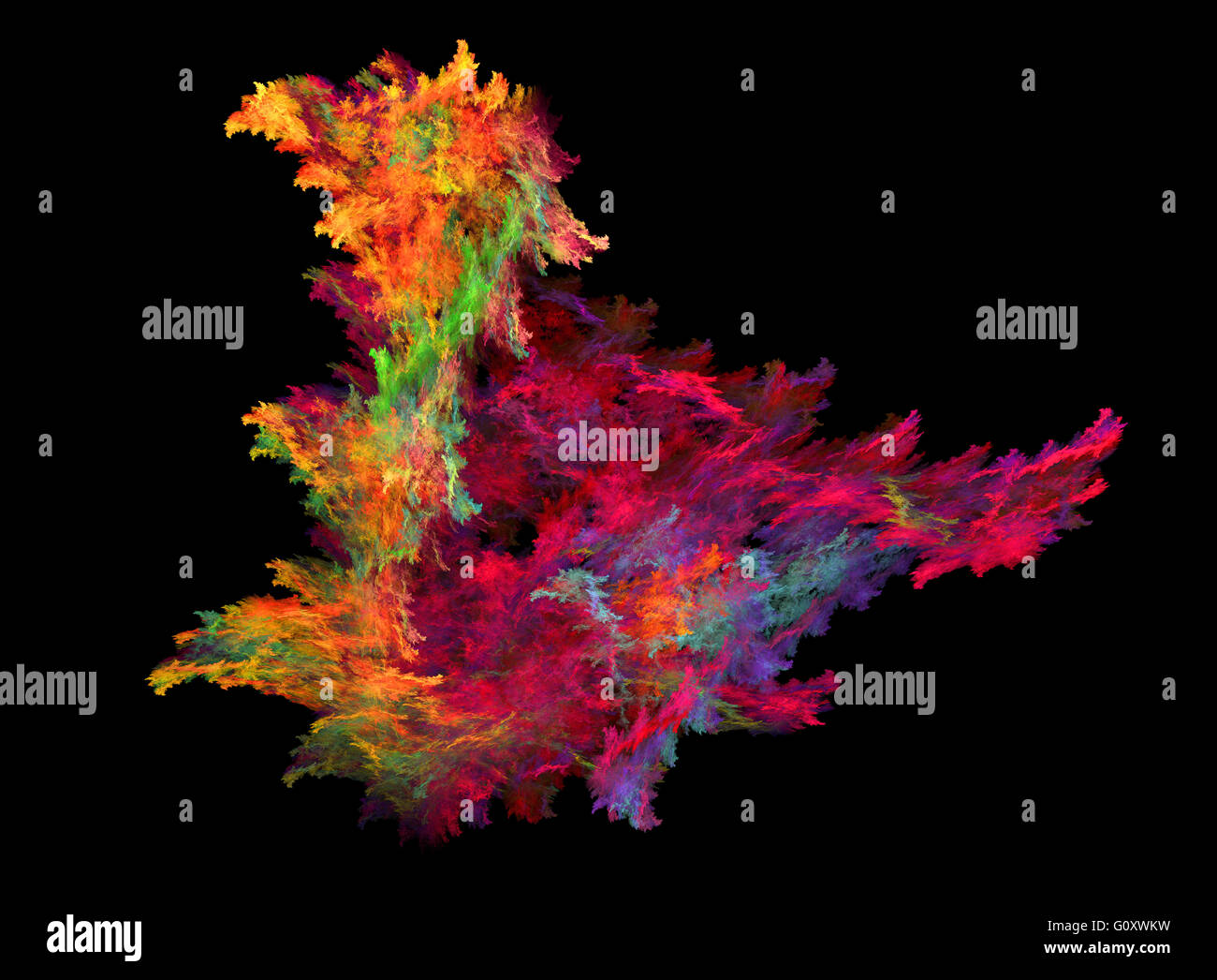 Prähistorischer Vogel. Stockfoto