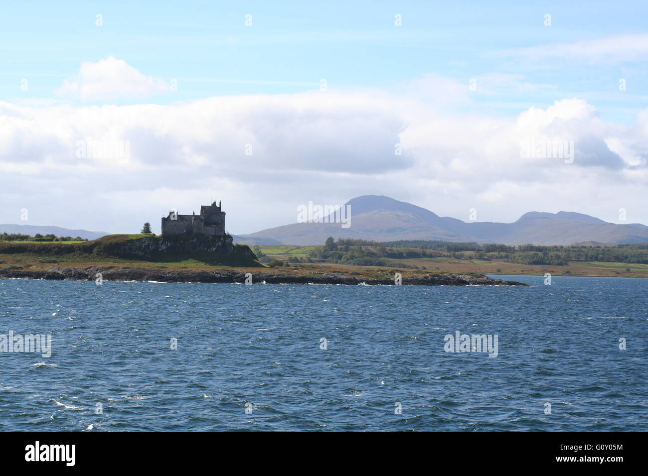 Segeln auf der Isle of Iona, Argyll, Schottland Stockfoto