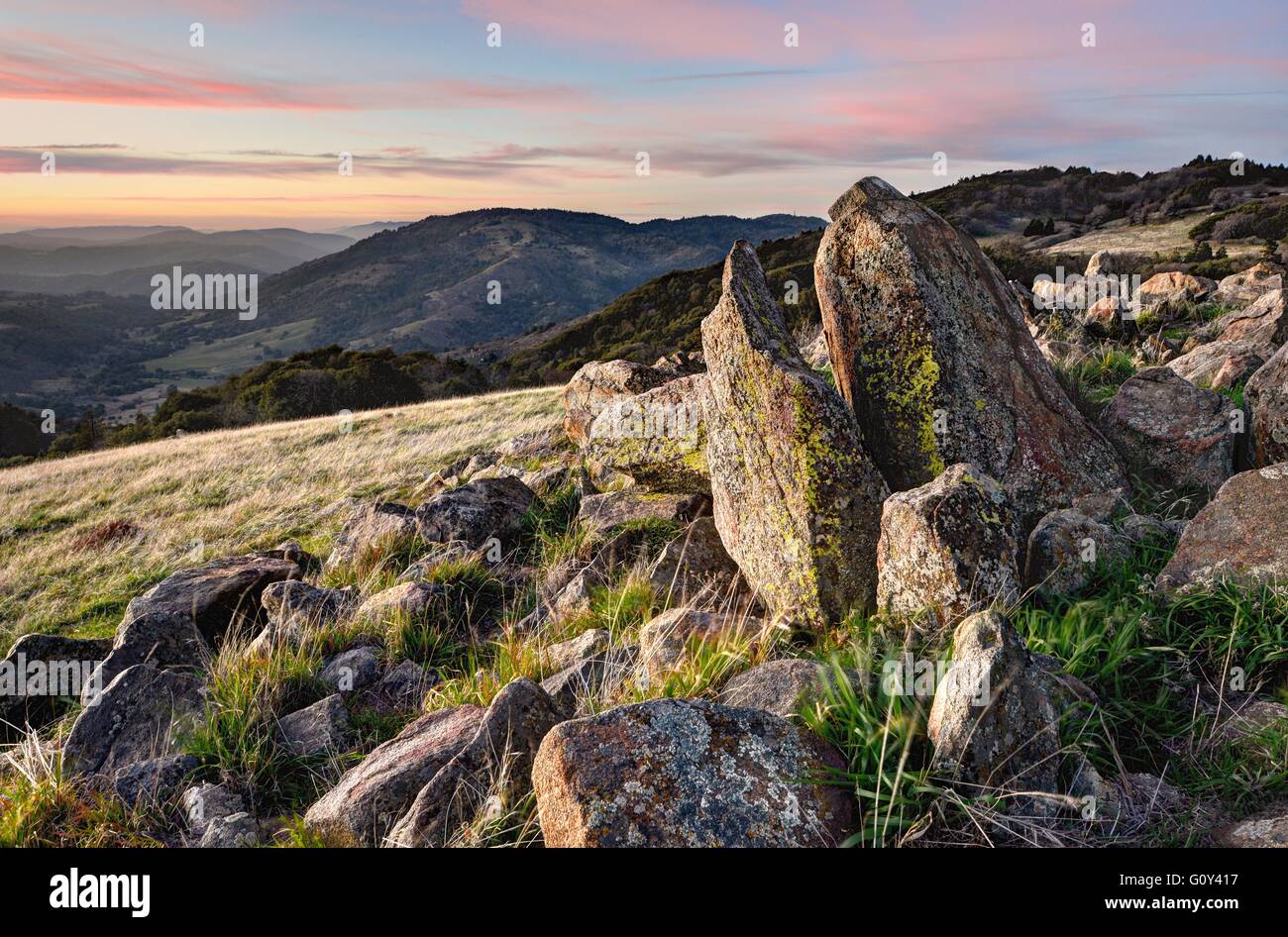 Volcan Mountain Wildnisreservat, Kalifornien, USA Stockfoto