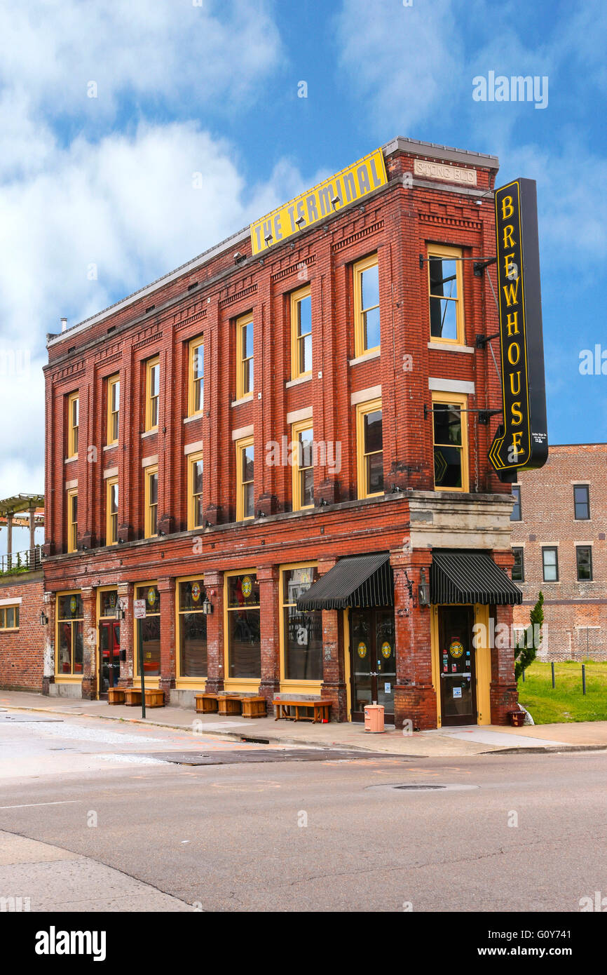 Das Terminal Brewhouse Pub und ein Restaurant auf der East 14th Street in Chattanooga, TN Stockfoto