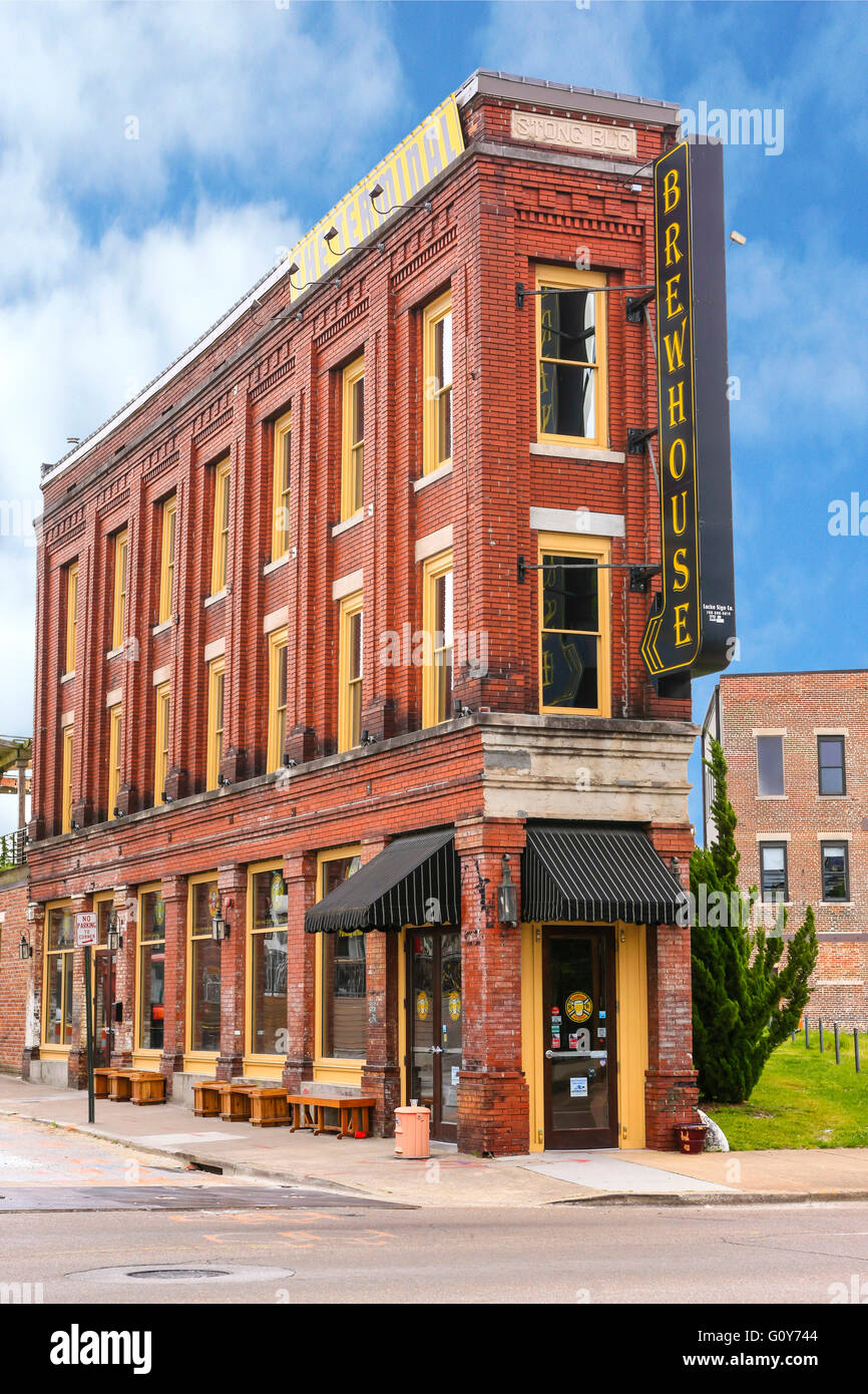 Das Terminal Brewhouse Pub und ein Restaurant auf der East 14th Street in Chattanooga, TN Stockfoto