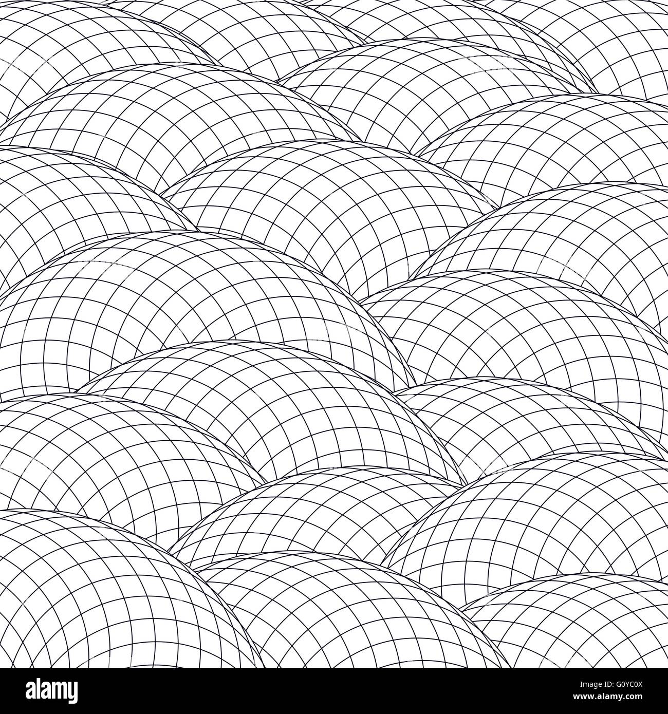 Abstrakte Hügel Stock Vektor