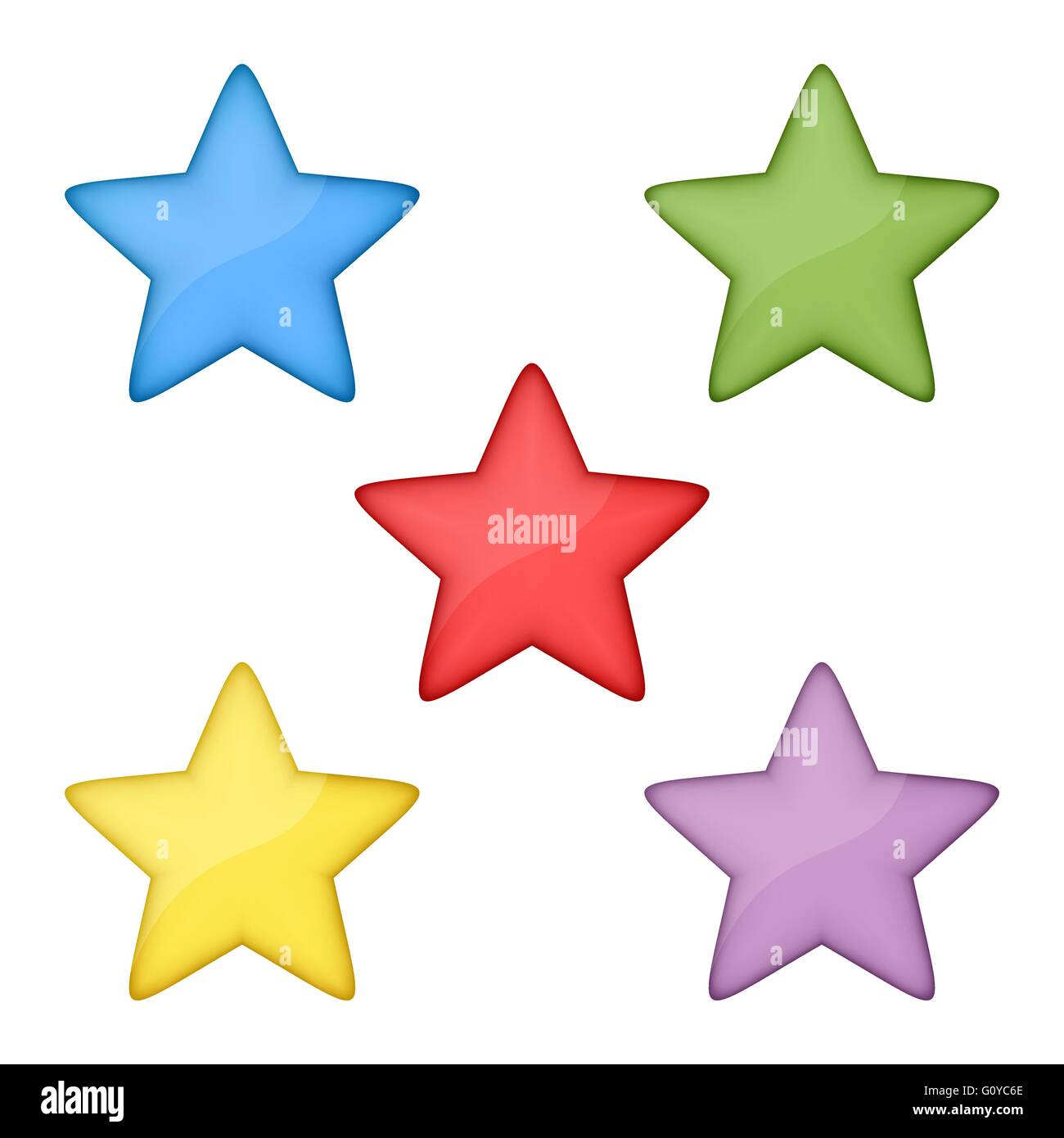 Volumen-Sterne Stock Vektor