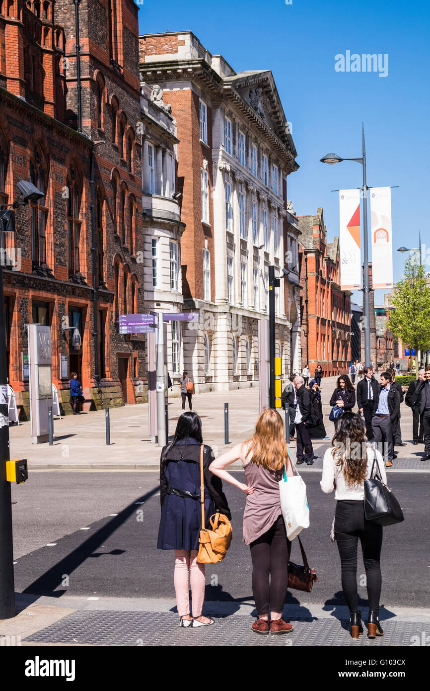 Liverpool University Campus, Merseyside, England, Großbritannien Stockfoto