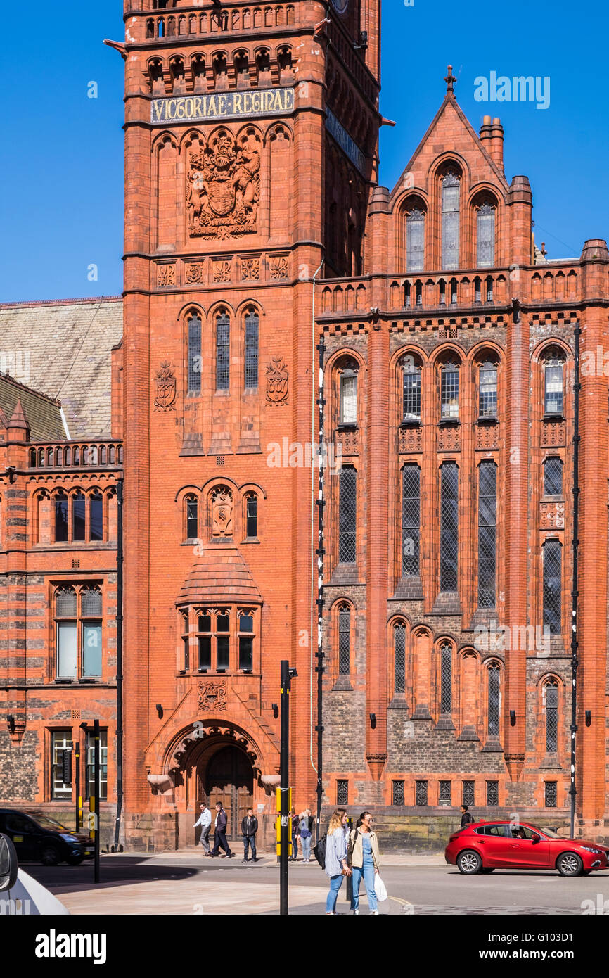 Liverpool University Campus, Merseyside, England, Großbritannien Stockfoto