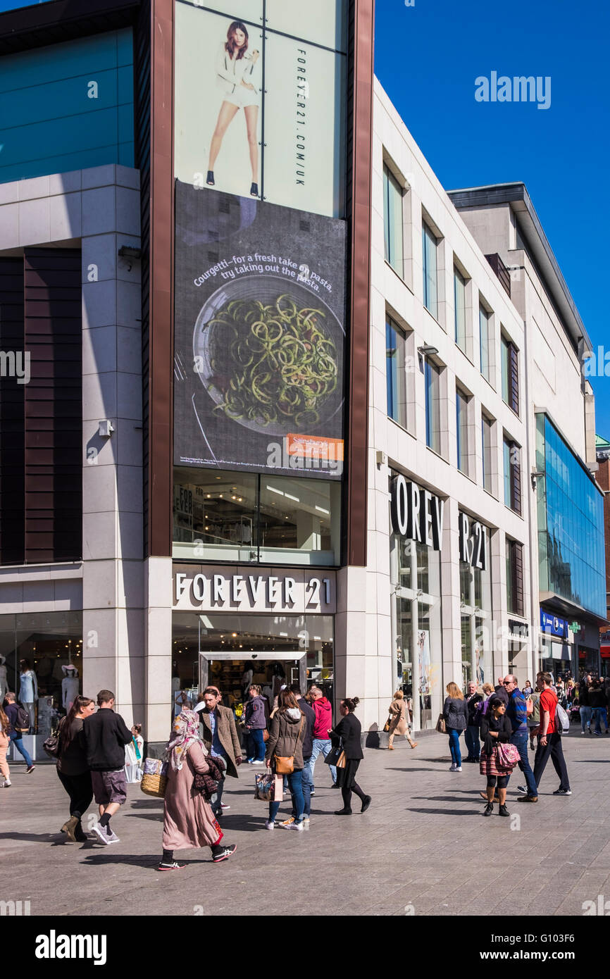 Liverpool City Centre, Merseyside, England, U.K Stockfoto