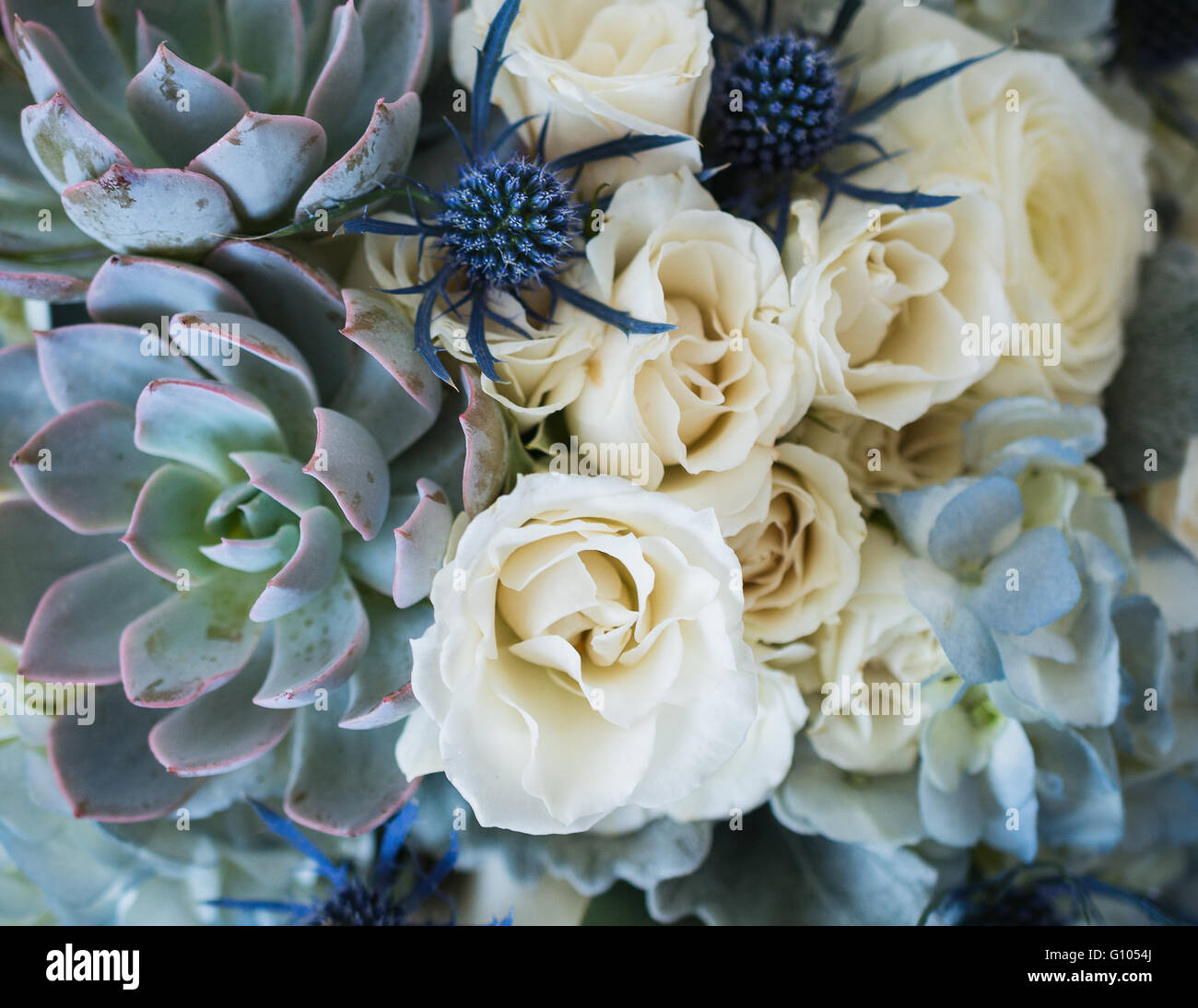 Hochzeitsfotografie - Blumen Stockfoto