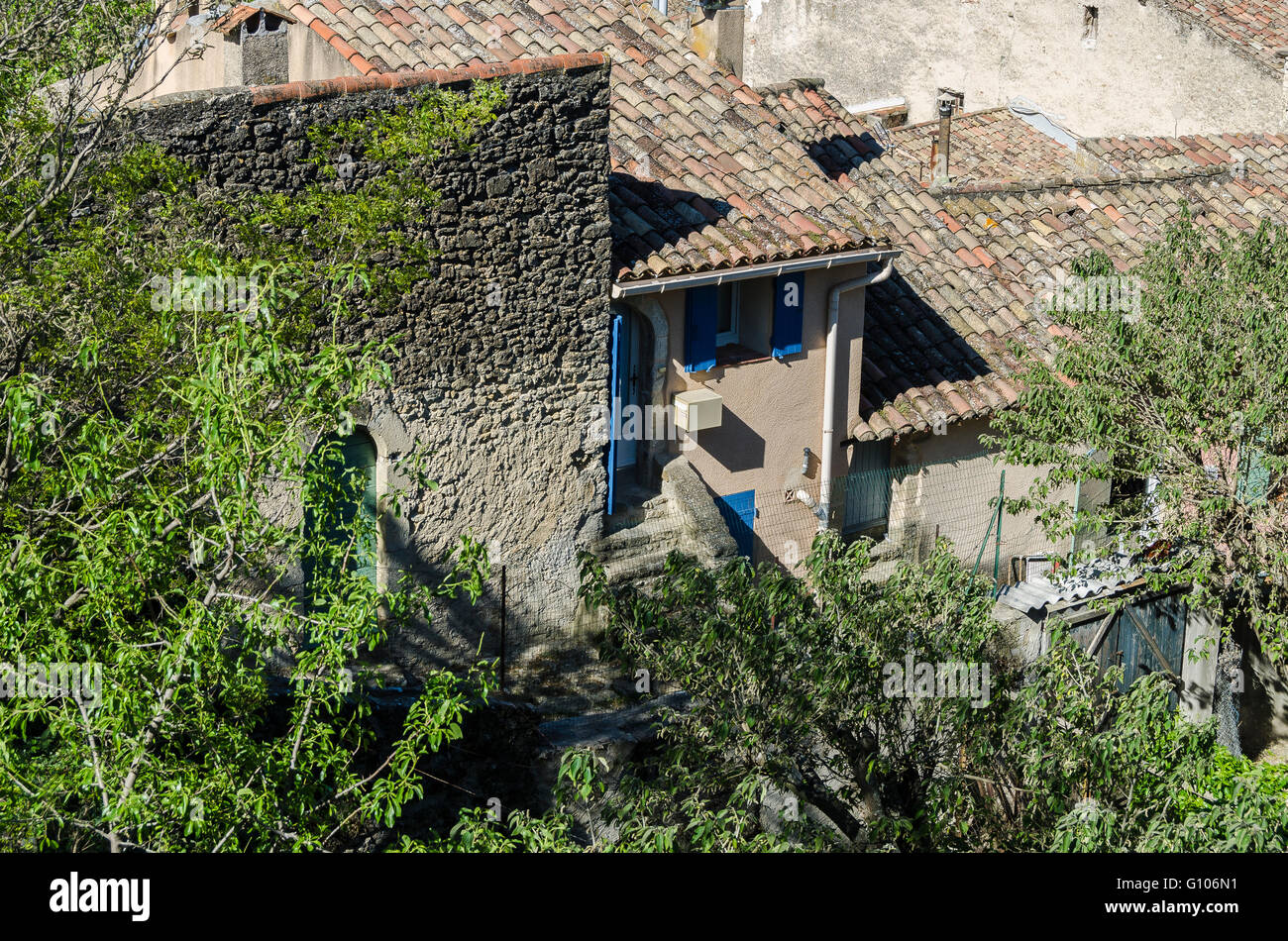 CUCURON, VAUCLUSE 84 FRANKREICH Stockfoto