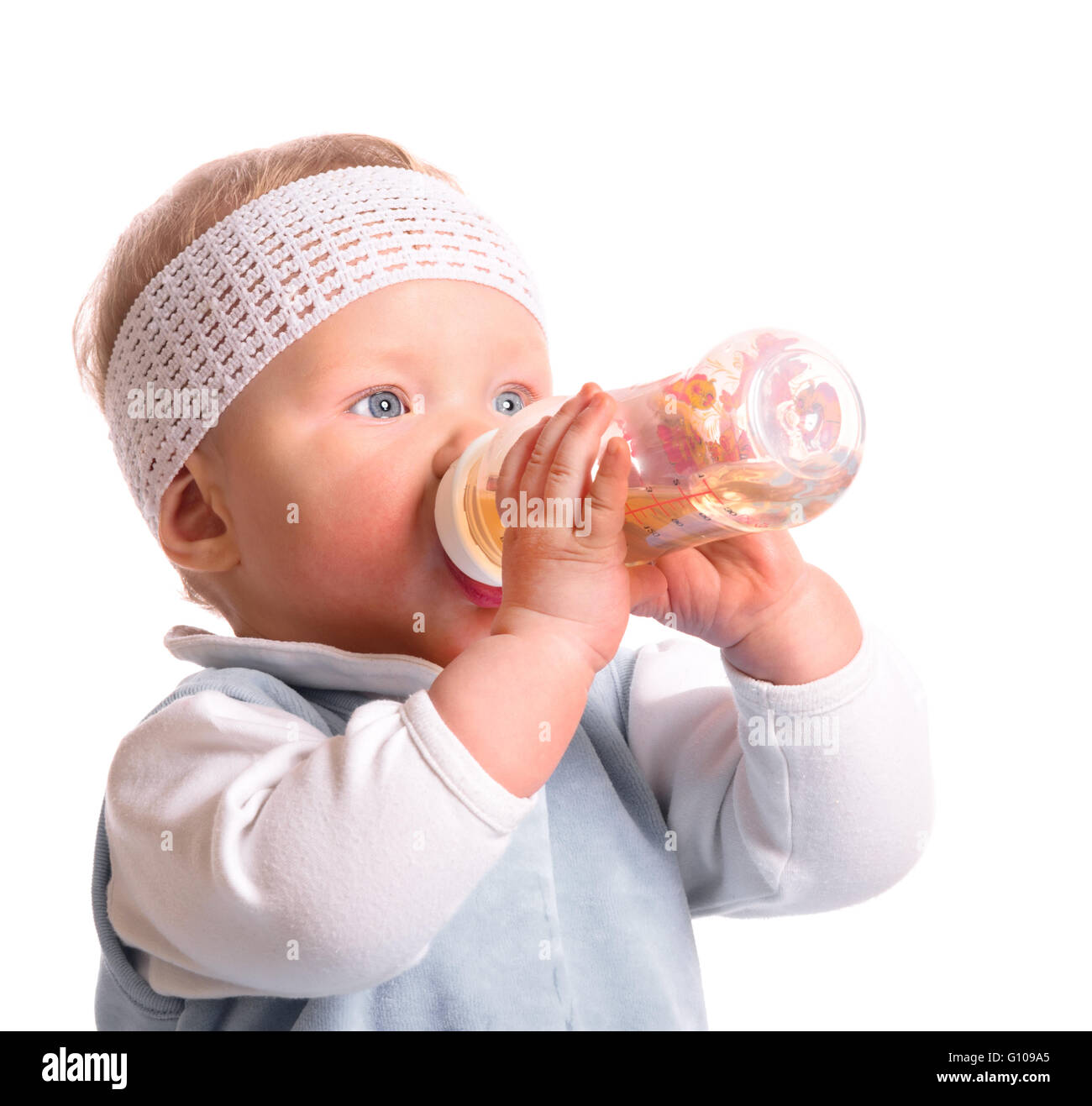 Baby trinkt Stockfoto