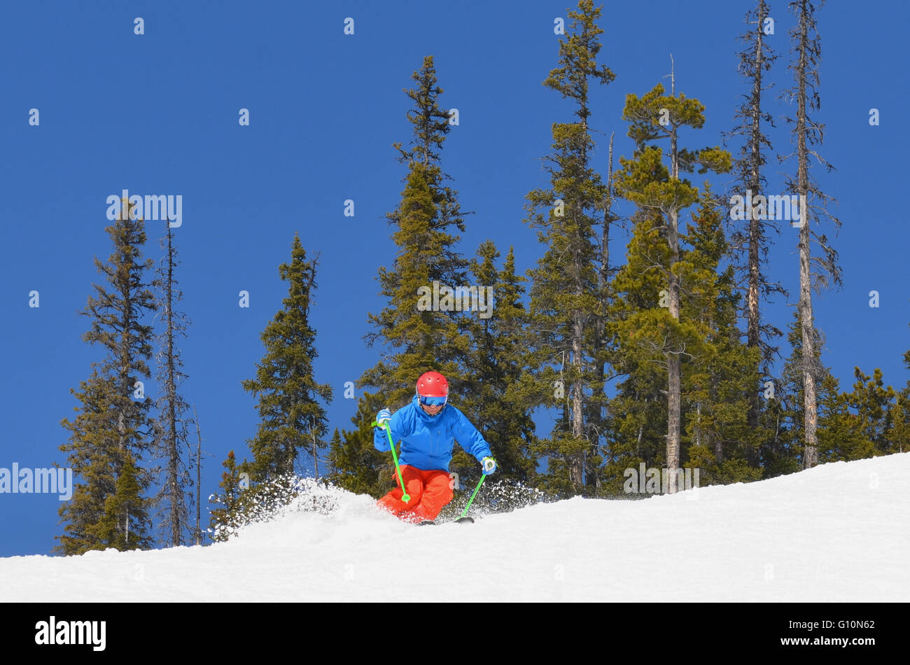 Kanadischen Rocky Mountains Ski Frühling Stockfoto