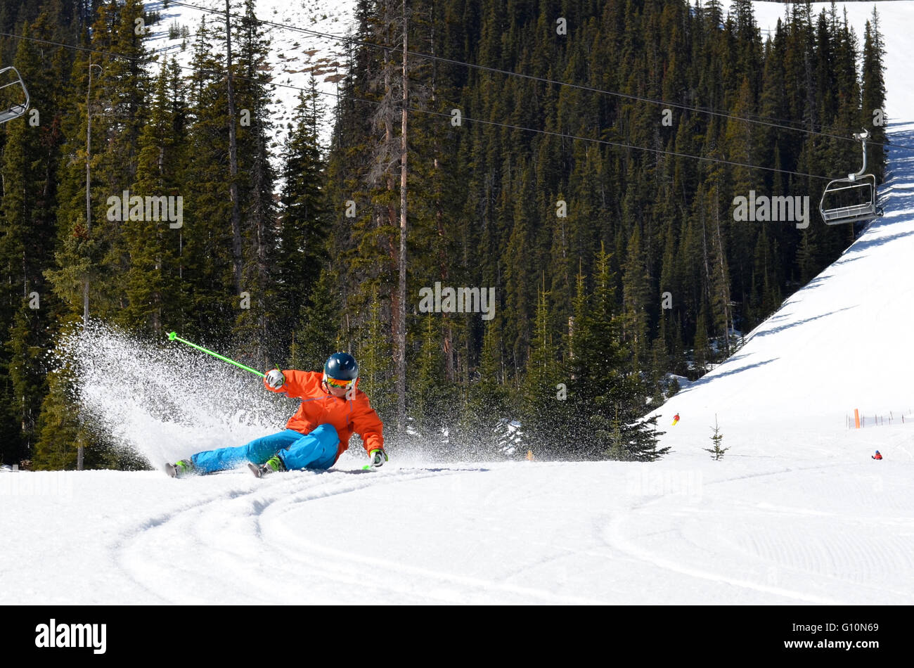 Kanadischen Rocky Mountains Ski Frühling Stockfoto