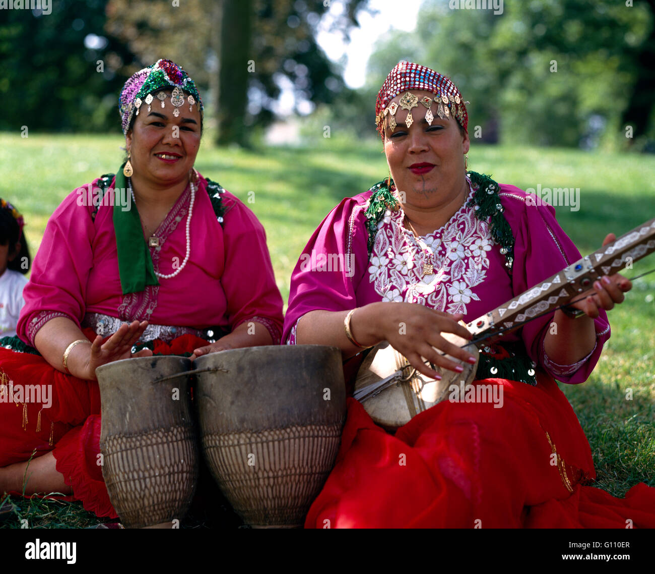 Marokkanische Hafla Festival Hydepark in London England Stockfoto
