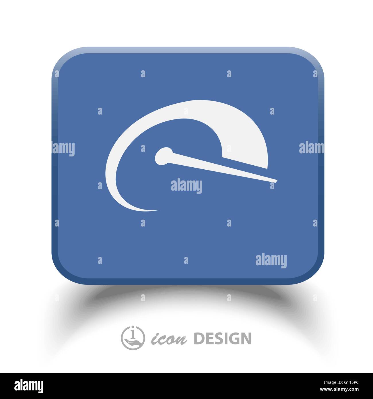 Piktogramm des Tachos Alamy