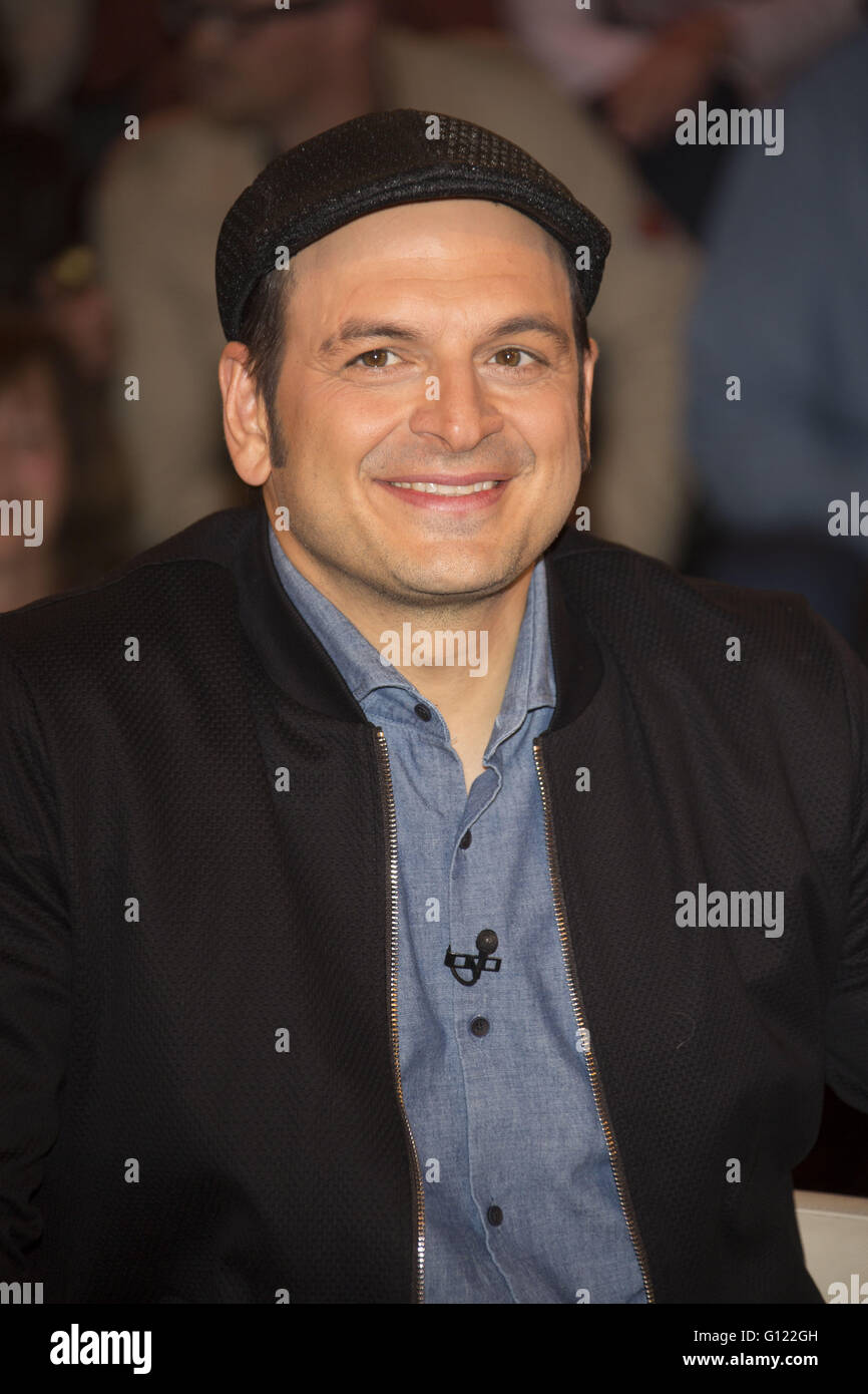 Deutschen ZDF TV Talkshow Markus Lanz bei Fernsehmacher-Studio mit: Kaya Yanar wo: Hamburg, Deutschland bei: 5. April 2016 Stockfoto