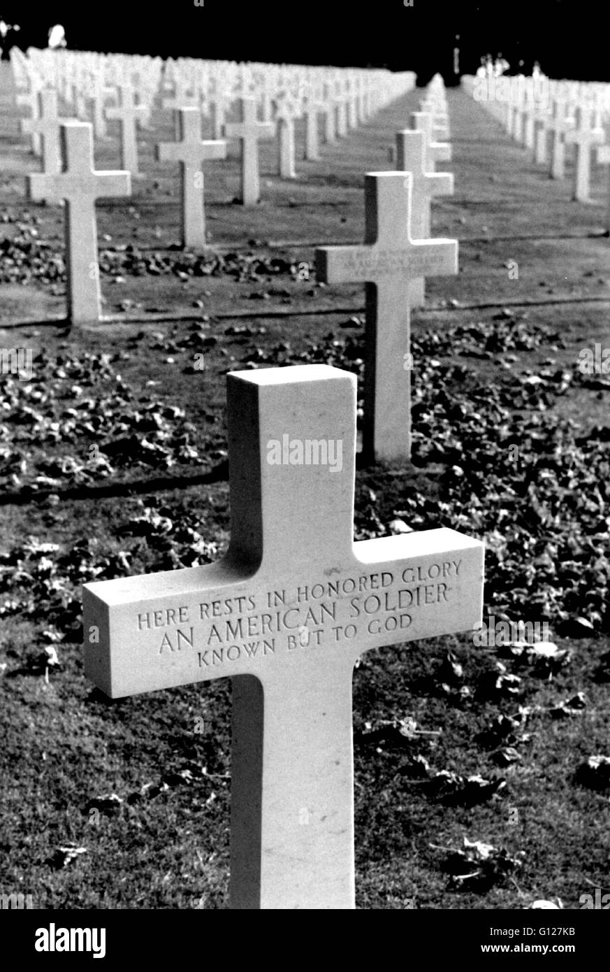 Ajaxnetphoto. montfaucon, Frankreich. - Amerikanische Soldatenfriedhof. Foto: Jonathan Eastland/Ajax Ref: Fra Montfaucon 1996 Stockfoto