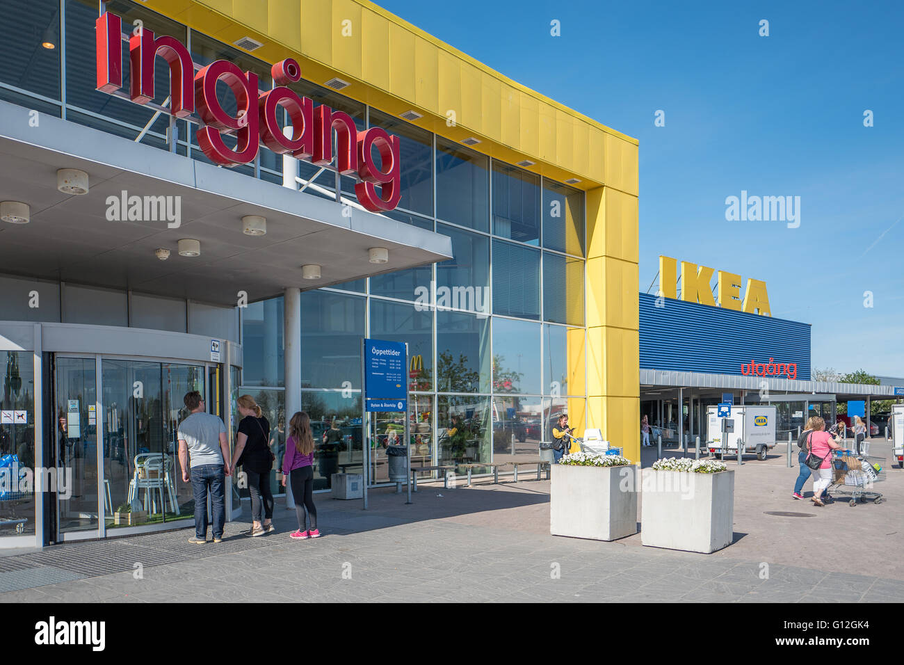 IKEA Einrichtungshaus in Linköping, Schweden Stockfoto