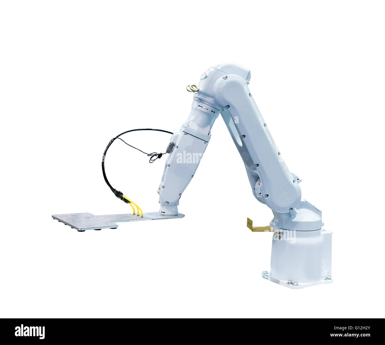 Roboterhand Werkzeugmaschinen in industrieller Herstellung Fabrik Stockfoto