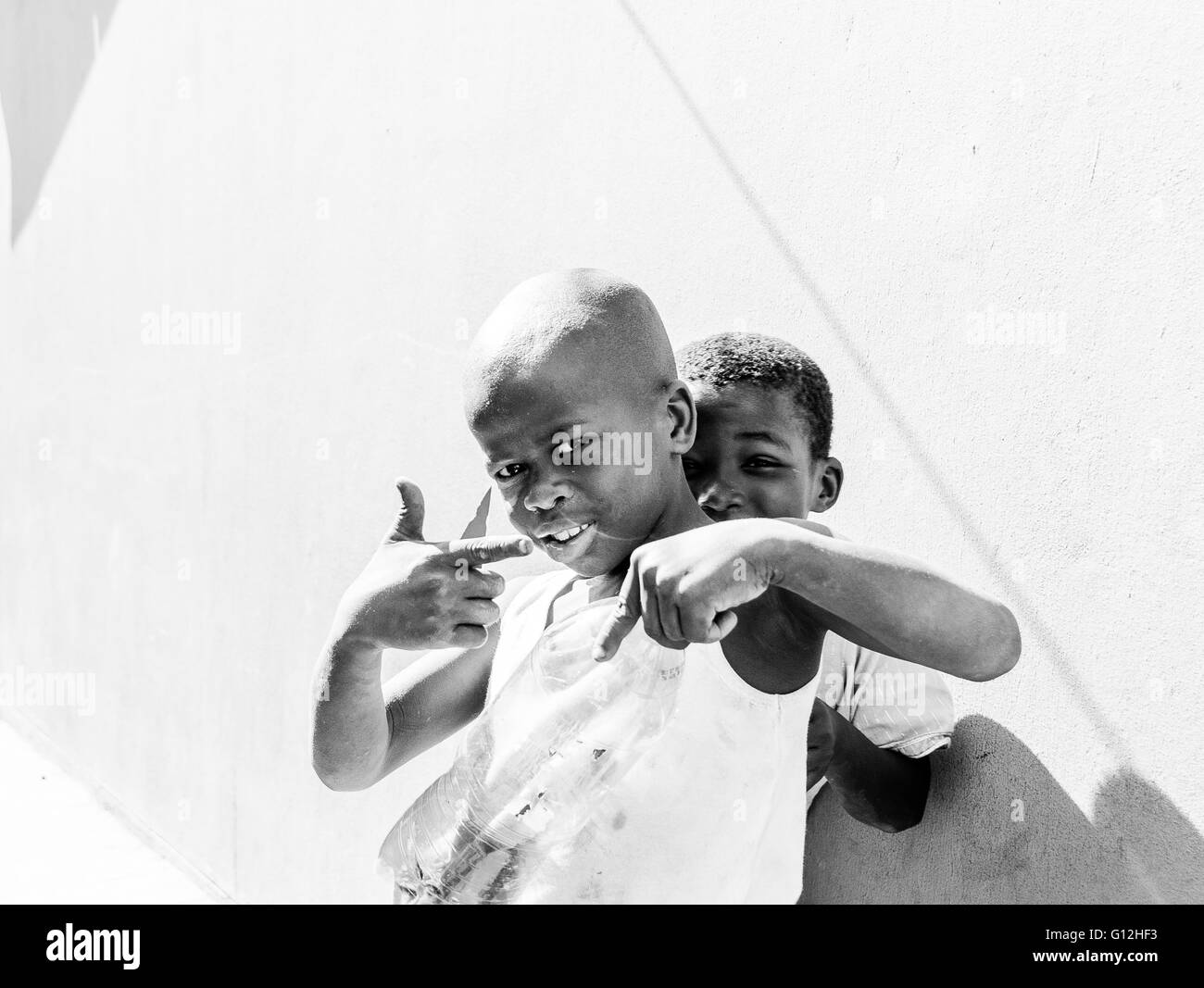 Bhambayi-Siedlung im Inanda Township nördlich von Durban Stockfoto