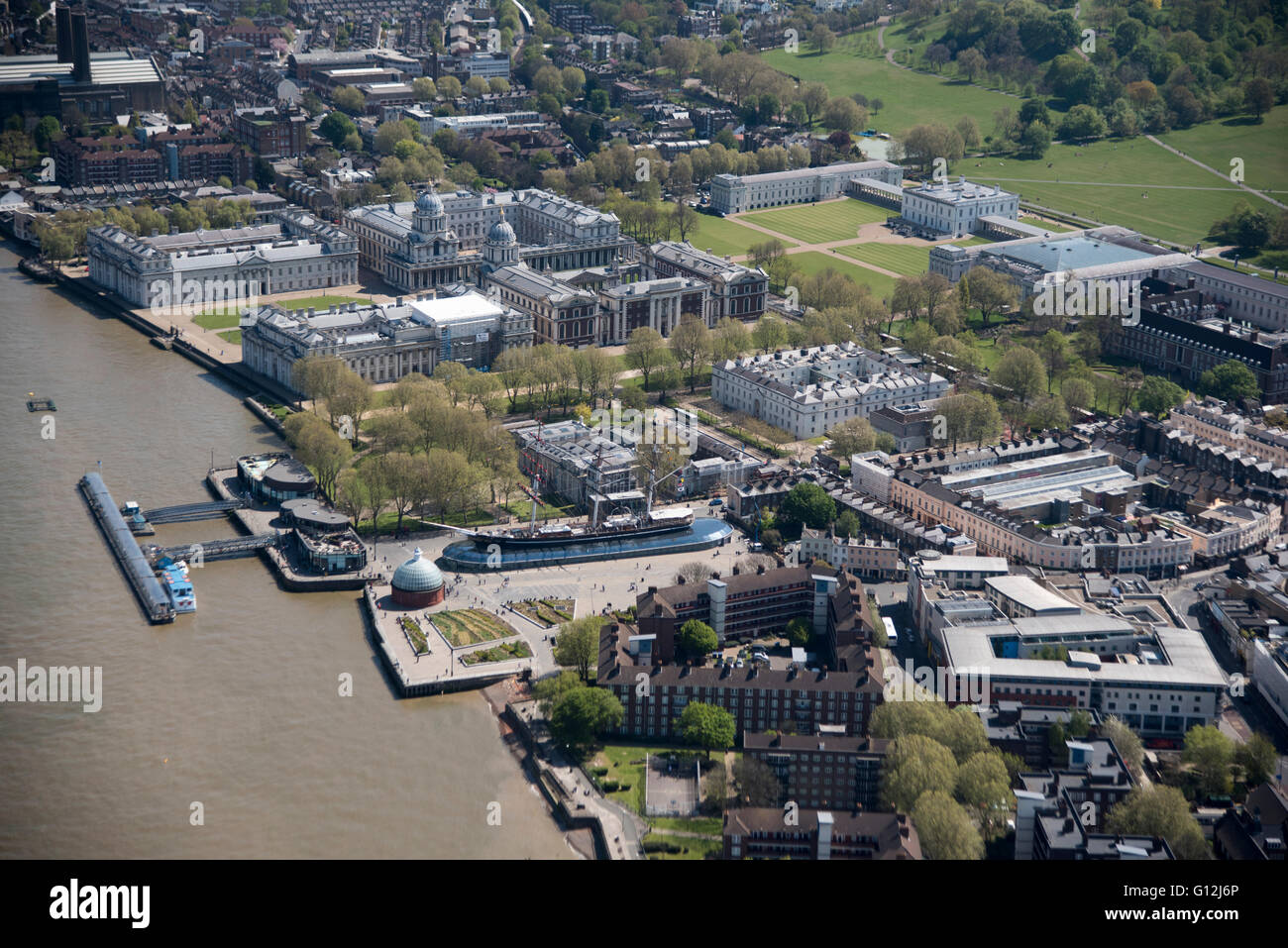 Bild zeigt Royal naval College in Greenwich Stockfoto
