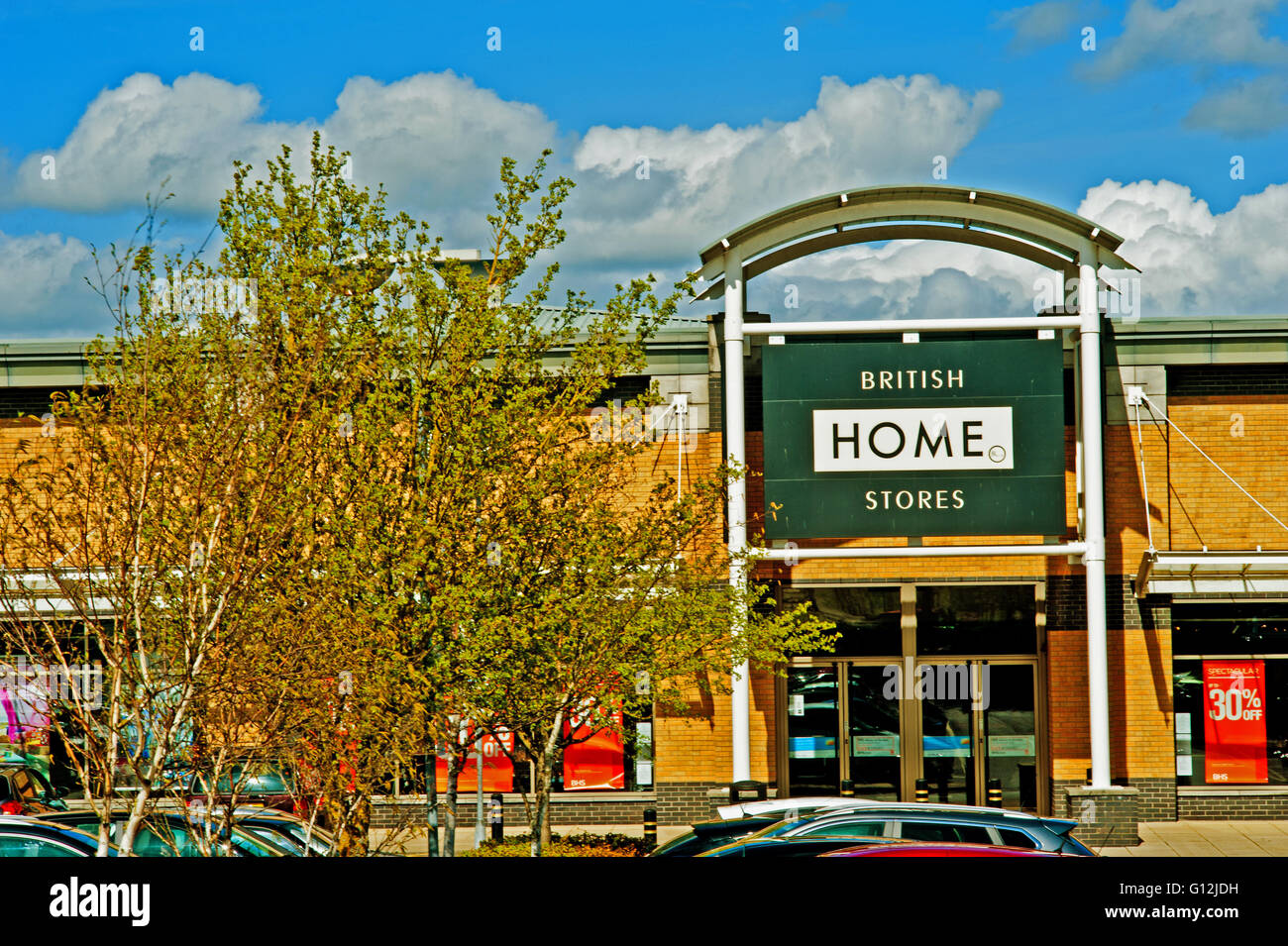 British Home Stores, Knaresborough Stockfoto