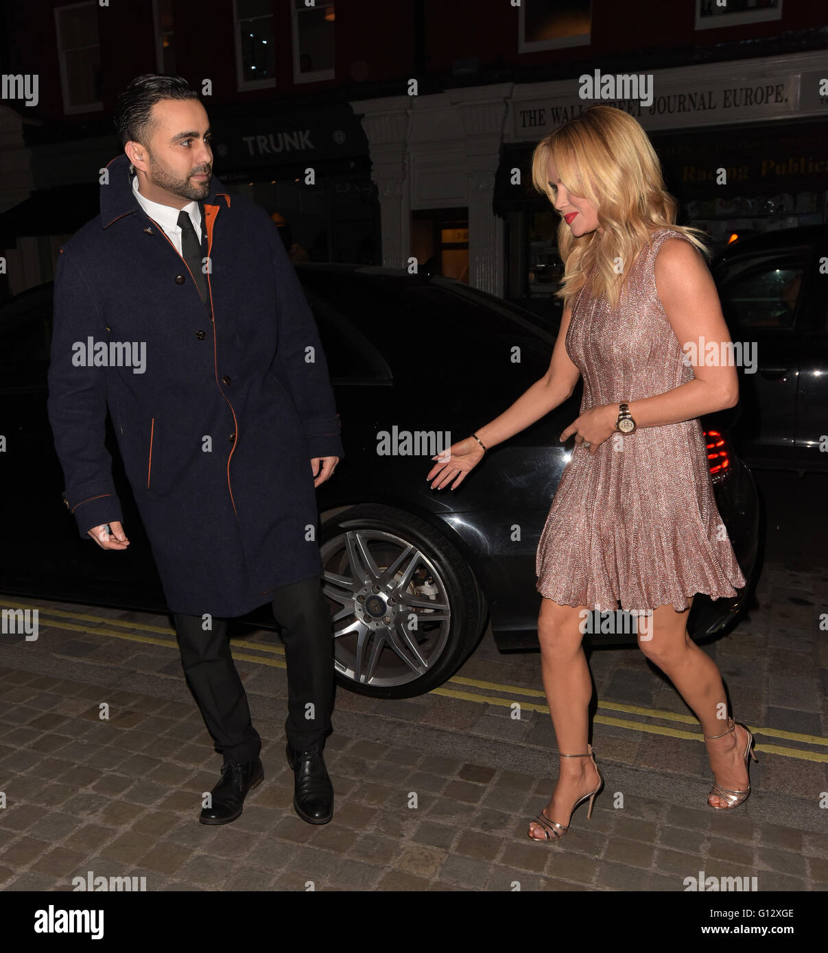 Amanda Holden kommt bei der Chiltern Firehouse für Michael McIntyre