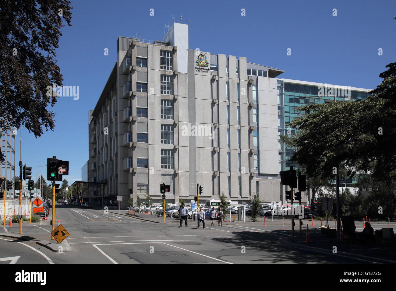 Christchurch civic centre Neuseeland Südinsel Stockfoto