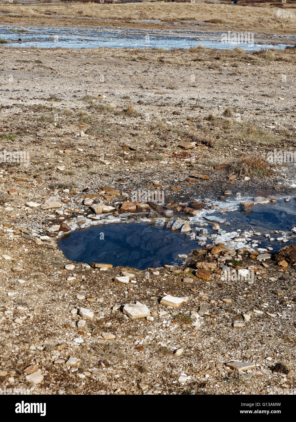 Geysir geothermische Gebiet, Golden Circle Island Stockfoto