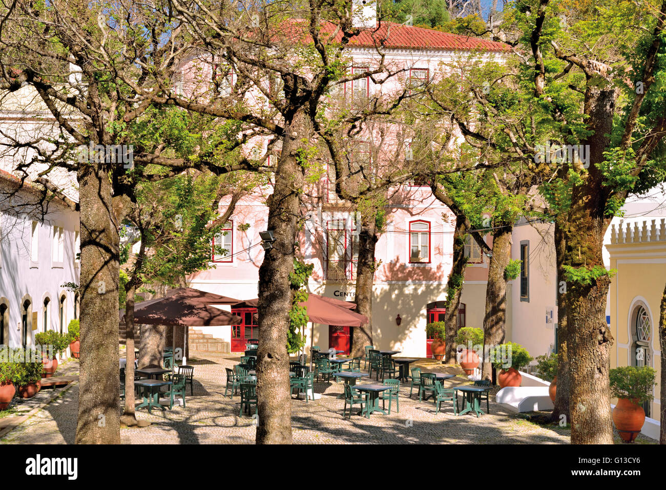 Portugal, Algarve: Thermische Dorf Caldas de Monchique Stockfoto