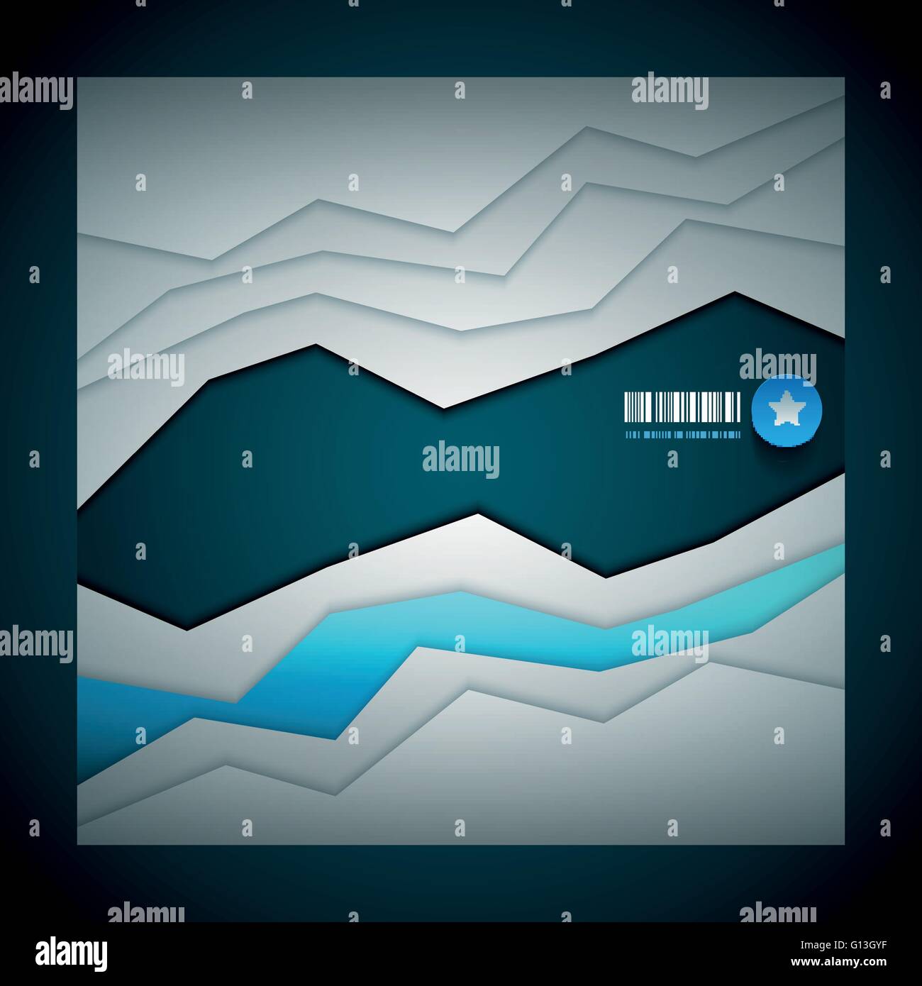 Vektor-abstrakt Business-Hintergrund-Design. Platz zusammengesetzt. Stock Vektor