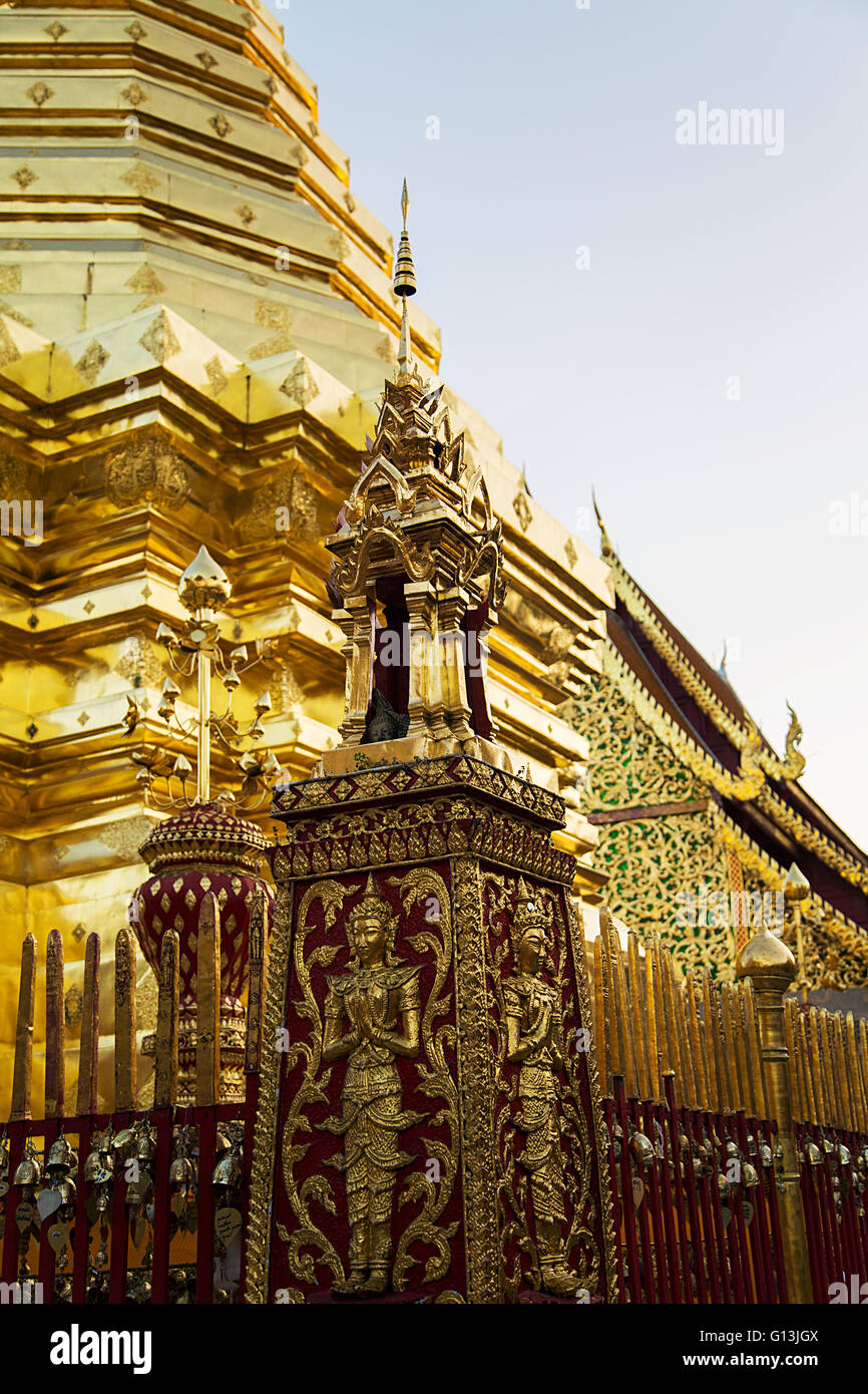 Wat Phra, die Doi Suthep Tempel in Chiang Mai, Thailand Stockfoto