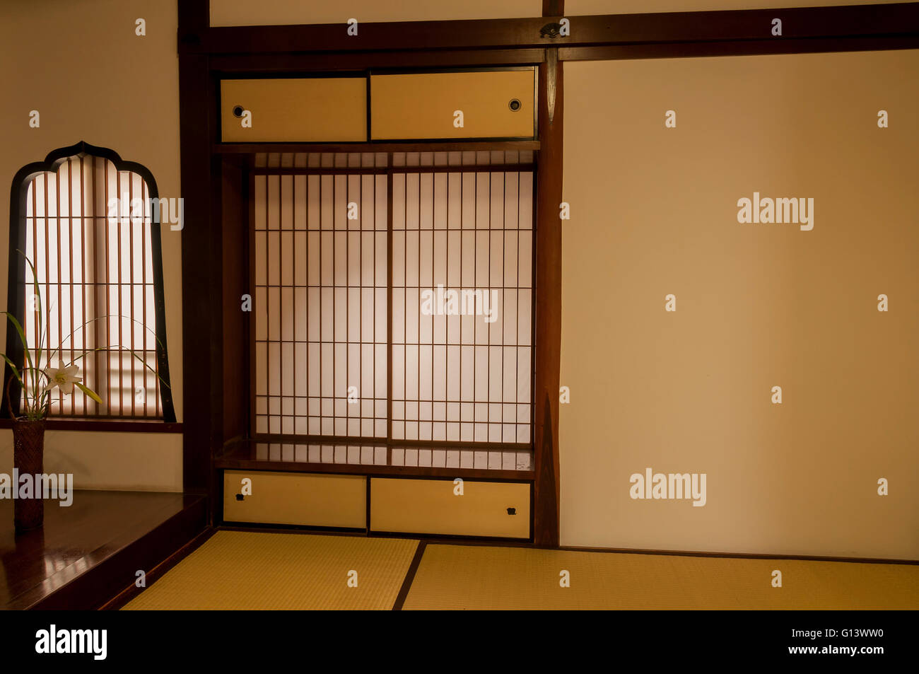 Edo Periode Haus in Kyoto Stockfoto