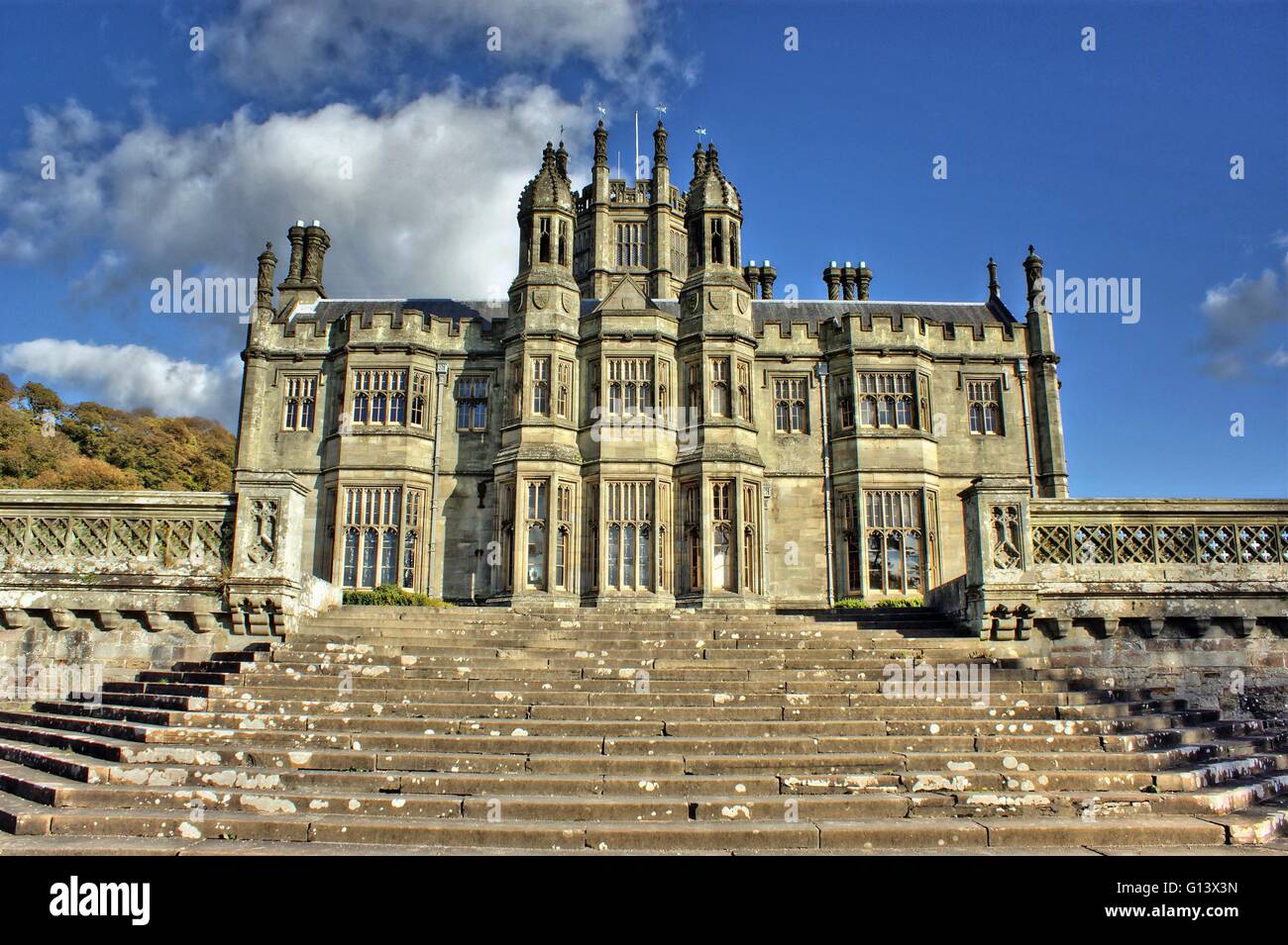 Margam Burg in Wales, Margam Country Park in der Nähe von Swansea Stockfoto