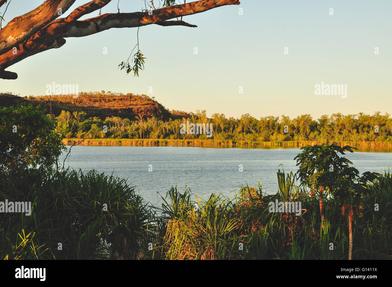 Ord River in Kununurra, Australien Stockfoto