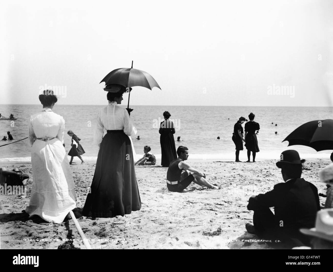 Palm Beach ca. 1900-1906. Stockfoto