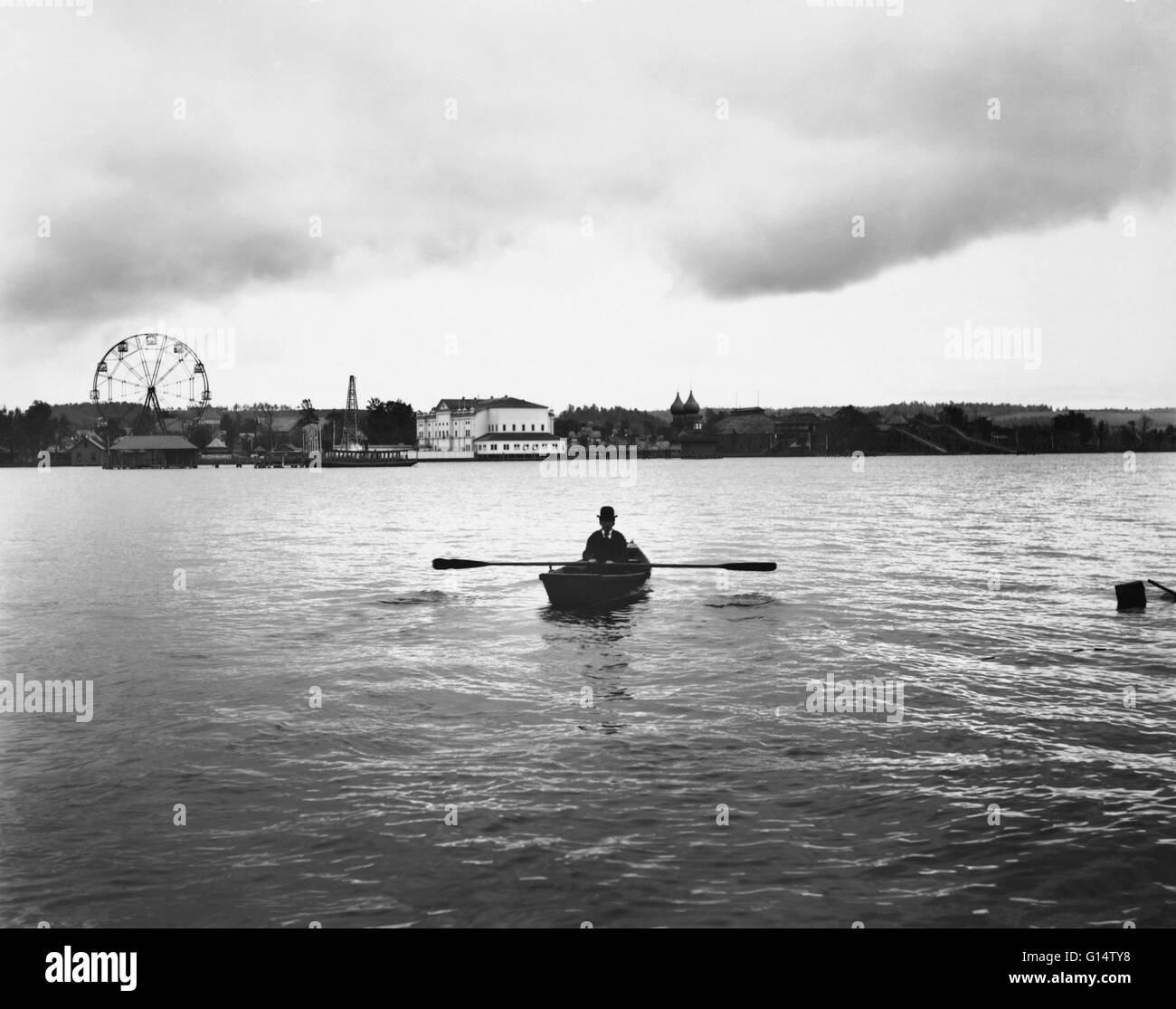 Celeron, Chautauqua Lake, New York, 1898. Stockfoto