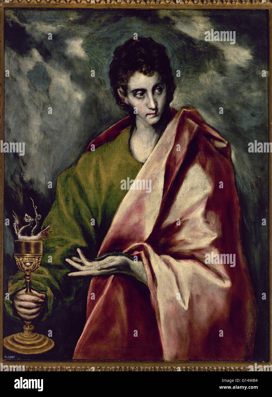 El Greco (15411614). Kretischen Maler. Der Heilige Johannes der Evangelist, ca. 1605. Prado El Greco (15411614). Kretischen Maler. Der Heilige Johannes der Evangelist, ca. 1605. Prado