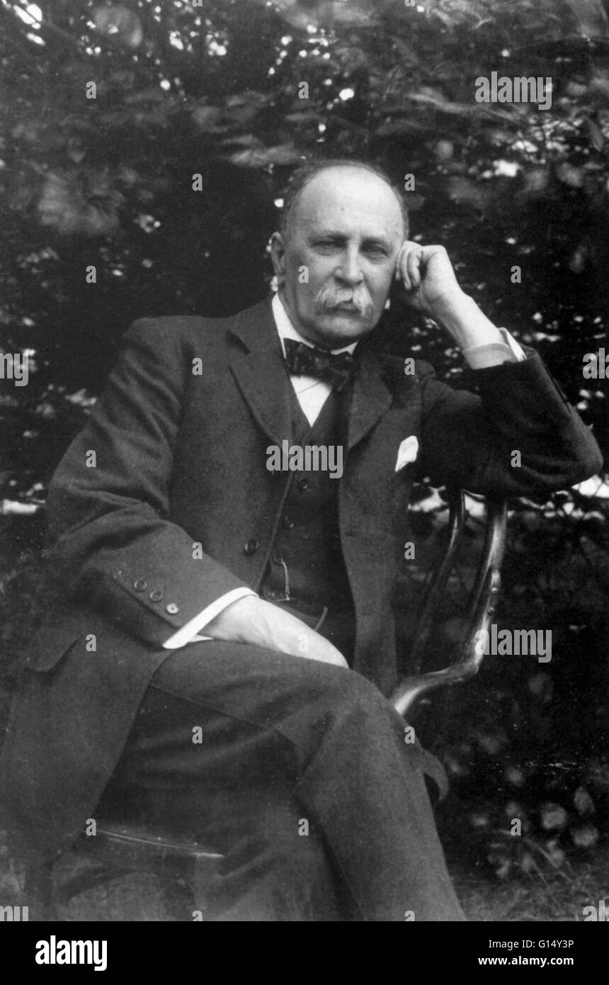 Osler, ca. 1912. William Osler (1849 – 1919) war ein Arzt. Er war einer der Gründungsmitglieder Professoren am Johns Hopkins Hospital. Osler erstellt die erste Residency-Programm für Spezial-Ausbildung von Ärzten, und er war der erste, Medizinstudenten zu bringen o Stockfoto
