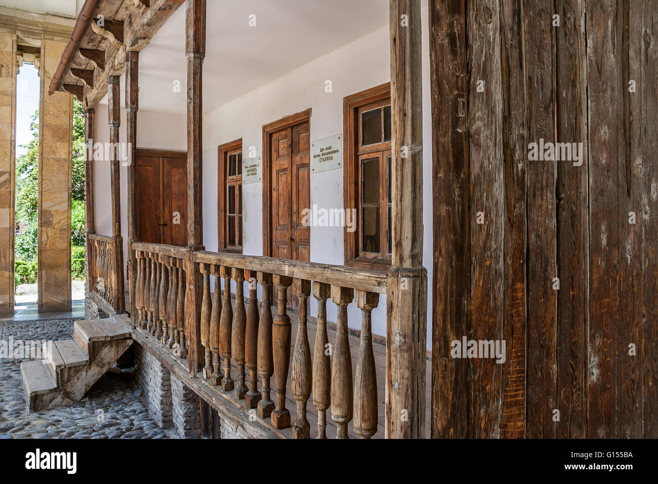 Geburtshaus von Stalin in Gori, Georgien Stockfoto