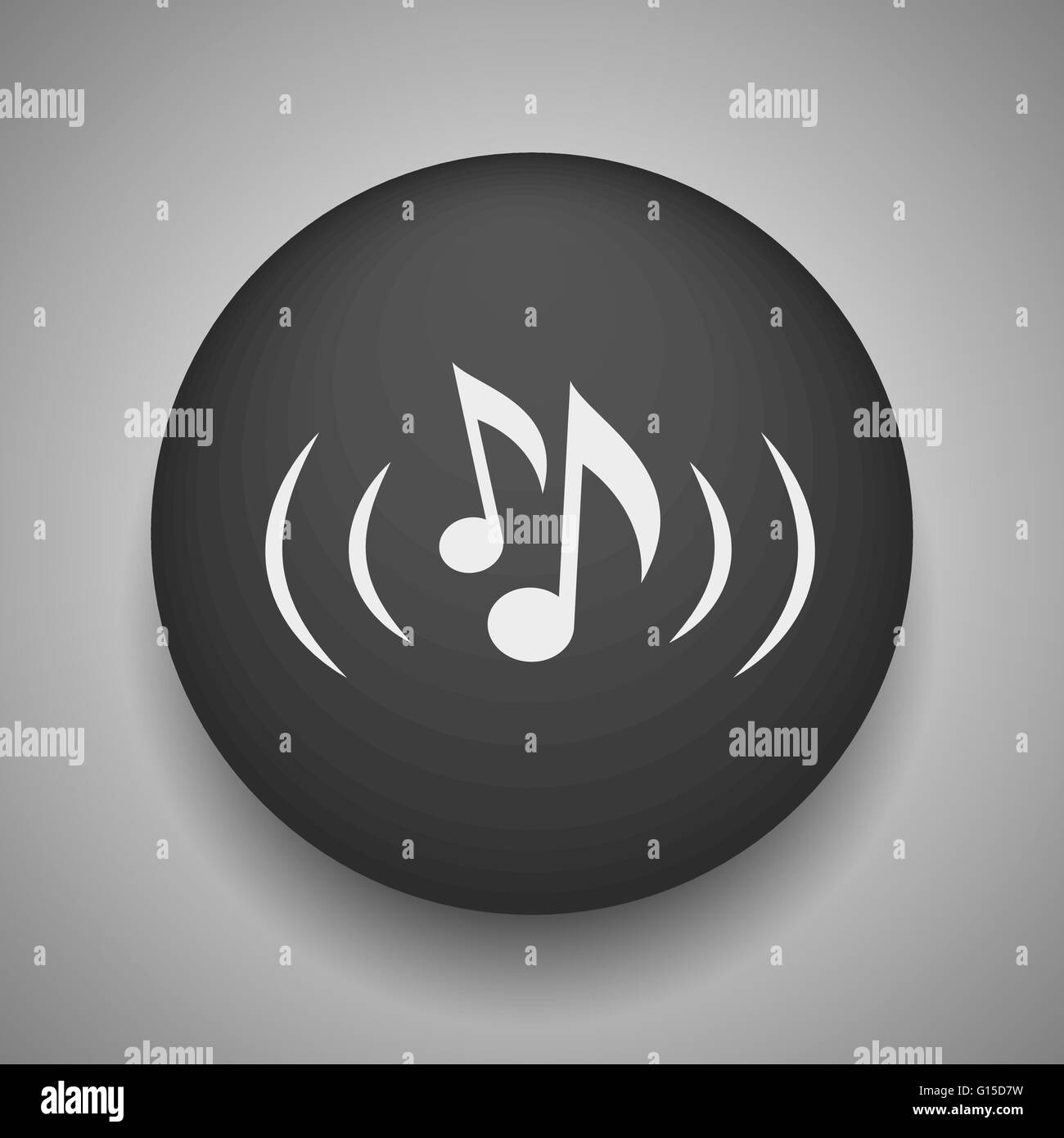 Musikalische Symbol Stock Vektor