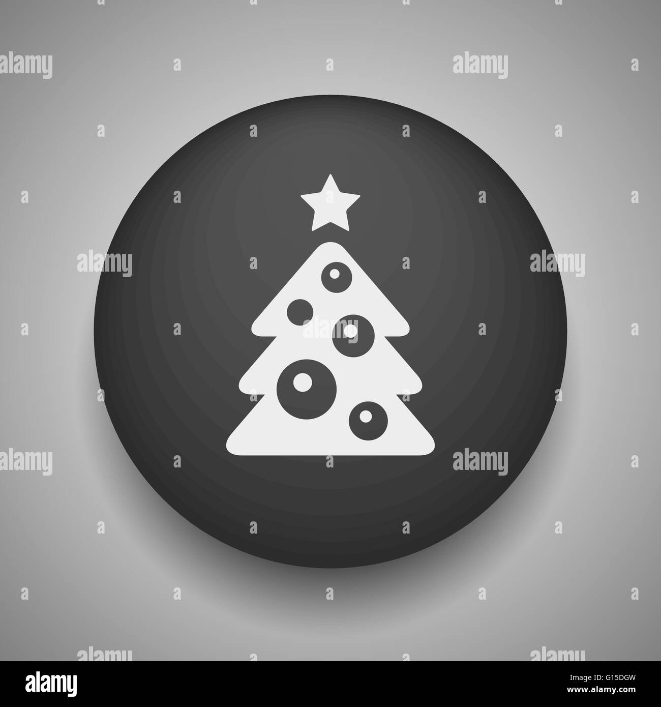 Weihnachtsbaum-Symbol Stock Vektor