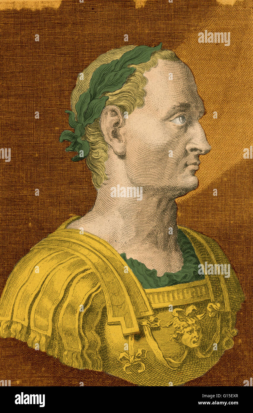 Gaius Julius Caesar 100 44 V Chr War Ein Romischer General Und