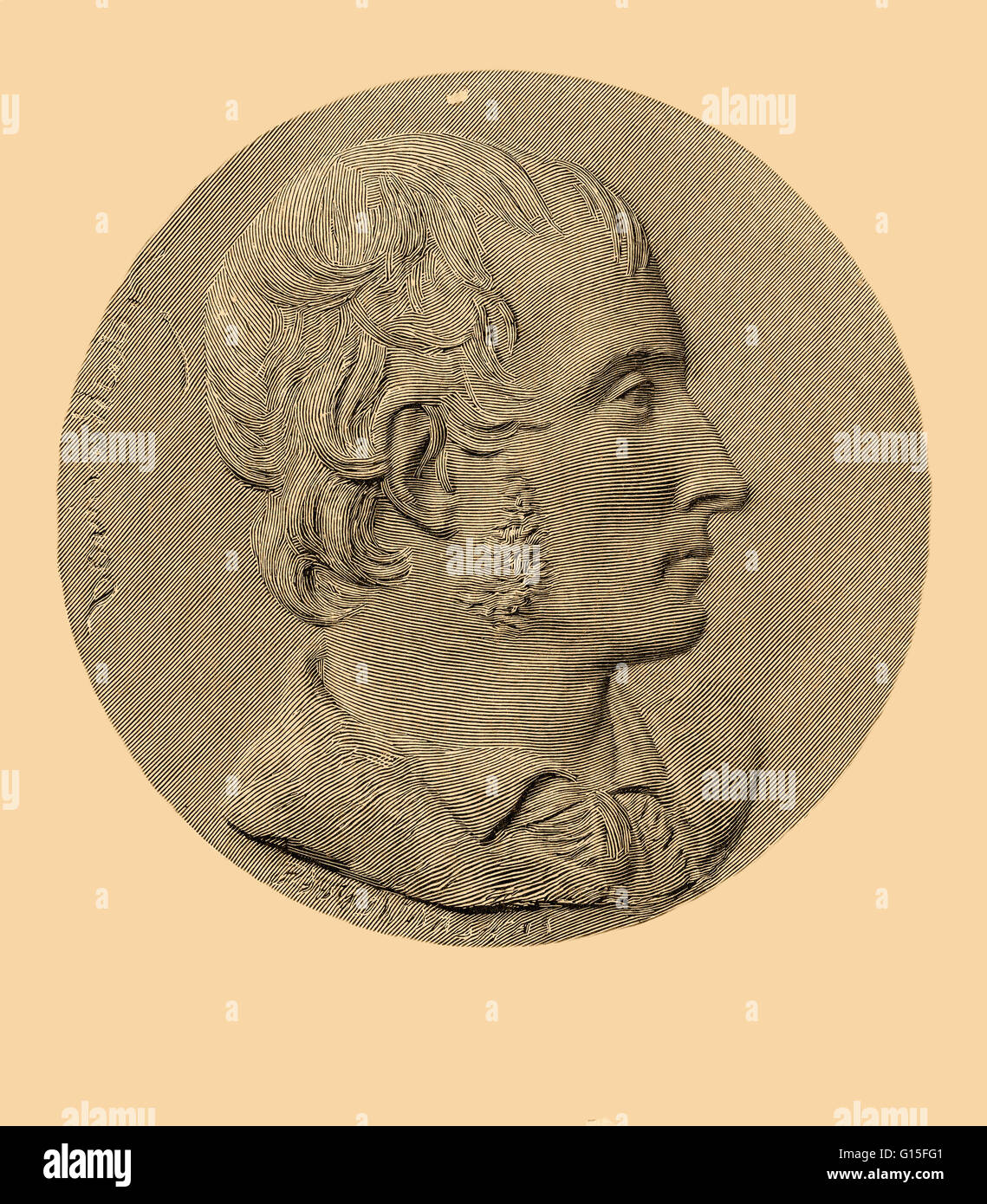 Marie François Xavier Bichat (1771-1802), französischer Anatom und Physiologe. Bichat ist bekannt als Vater der modernen Histologie und Pathologie. Trotz der Tatsache, dass er ohne ein Mikroskop konnte er stark fördern die Verständnis o Stockfoto