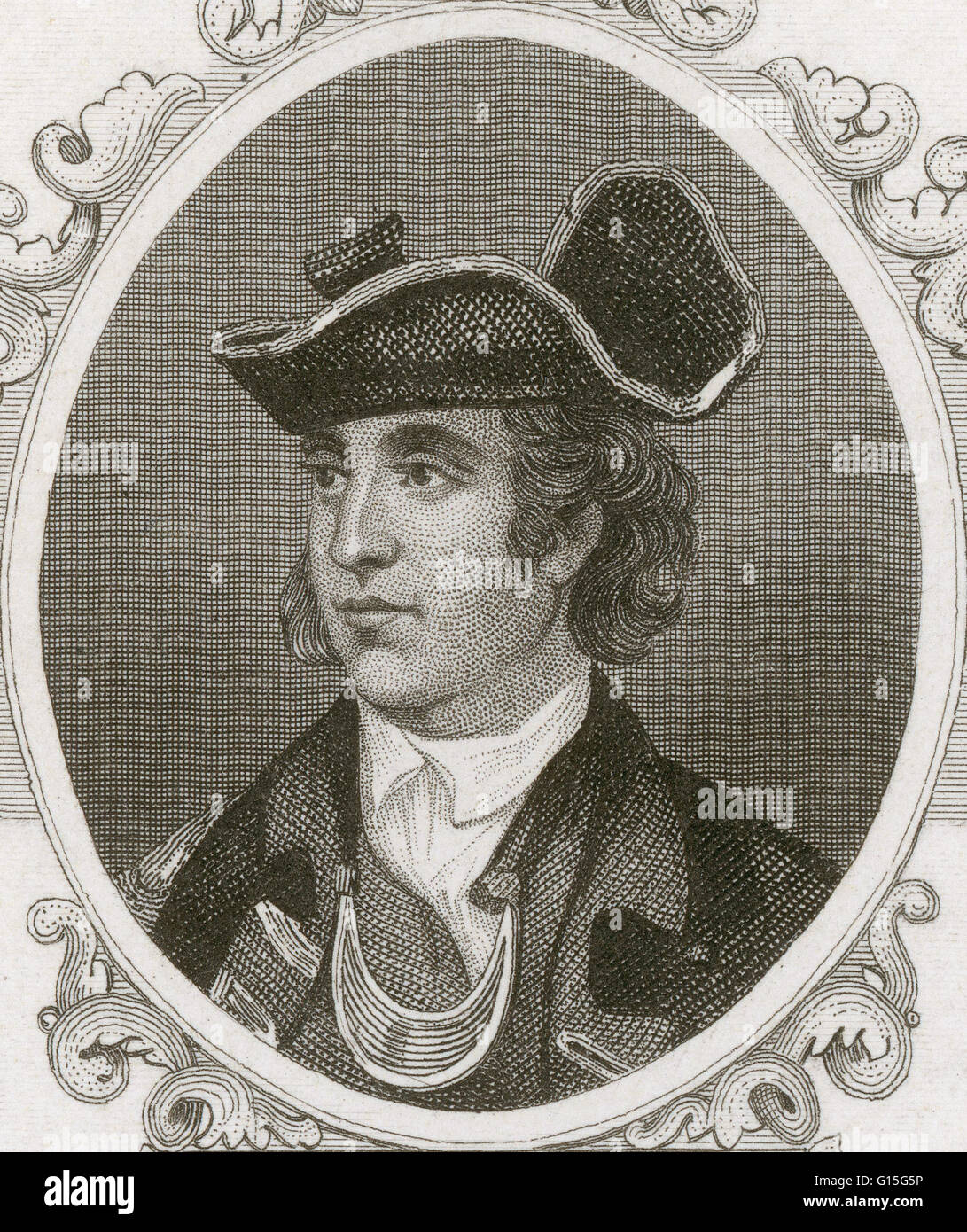 General John Sullivan (17. Februar 1740 - 23. Januar 1795), ein amerikanischer General im amerikanischen Unabhängigkeitskrieg, als Delegierter im Kontinentalkongress und ein amerikanischer Jurist. Stockfoto