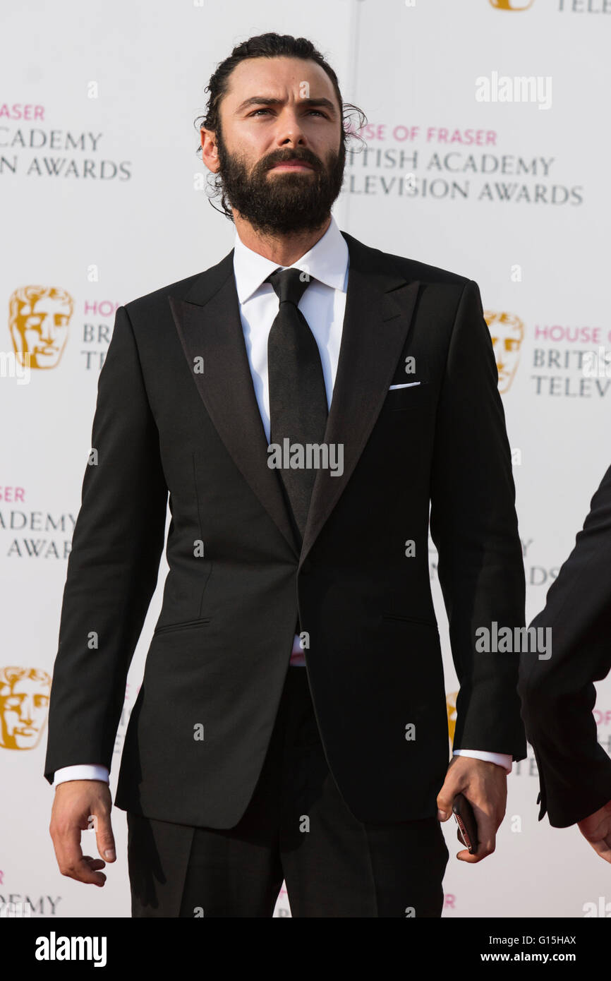 London, UK. 8. Mai 2016. Poldark Schauspieler Aidan Turner. Roten Teppich Promi Ankünfte für das House Of Fraser British Academy Television Awards in der Royal Festival Hall. Stockfoto
