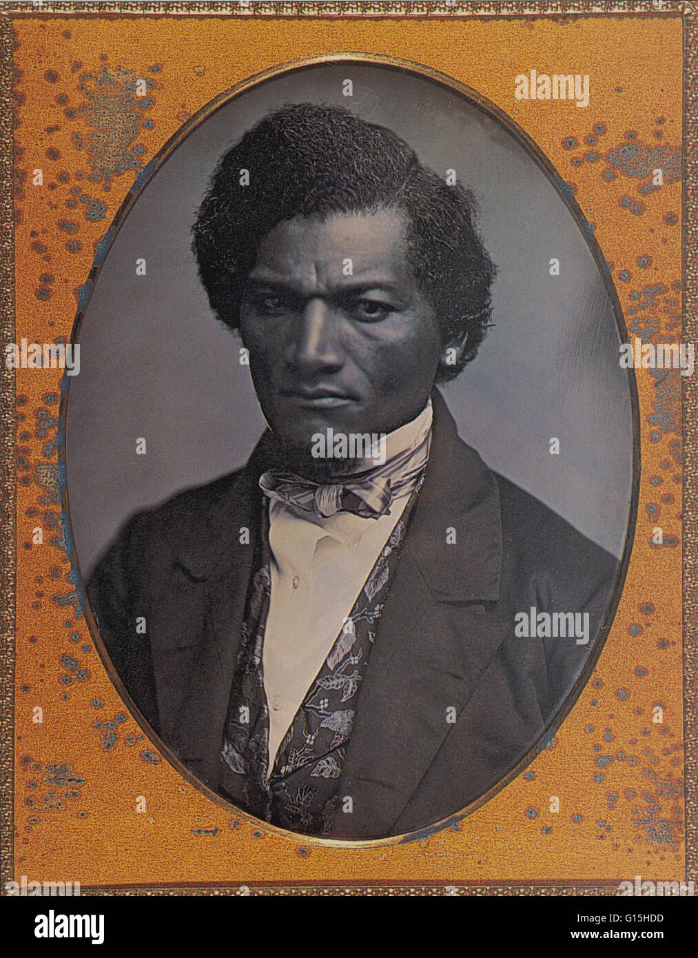 Frederick Douglass (Februar 1818 - 20. Februar 1895) war ein US-amerikanischer Sozialreformer, Redner, Schriftsteller und Staatsmann. Nach seiner Flucht aus der Sklaverei, wurde er einer der Führer der abolitionistischen Bewegung, Hinweis für seine schillernde Oratorium und prägnanten Antislav zu gewinnen Stockfoto