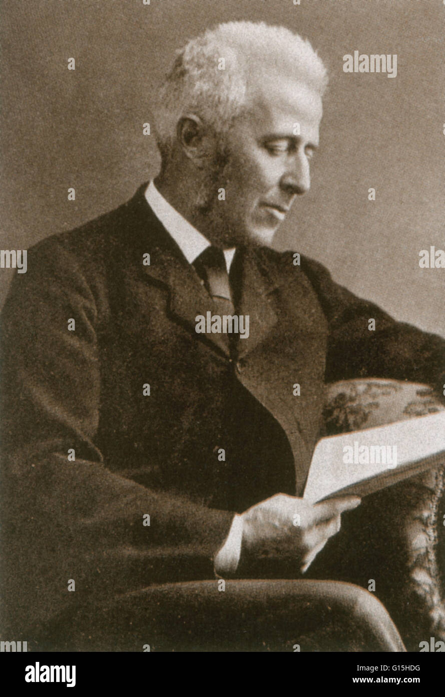 Dr. Joseph Bell (1832-1911) wurde im 19. Jahrhundert berühmte schottische Dozent an der medizinischen Fakultät der University of Edinburgh. Er war ein Pionier in der forensischen Wissenschaft und er ist auch bekannt als Vorbild für die Romanfigur Sherlock Holme Stockfoto