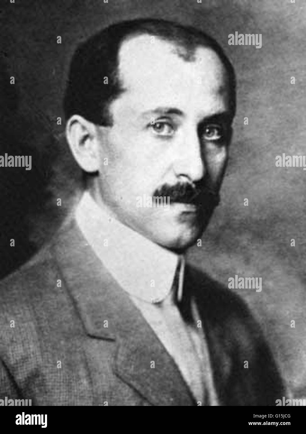 Orville Wright (19. August 1871 - 30. Januar 1948) und seinem Bruder Wilbur (1867-1912), wurden zwei Amerikaner erfinden und bauen die weltweit erste erfolgreiche Flugzeug zugeschrieben und machen die erste kontrolliert, angetriebene und nachhaltige Schwer-alsluft h Stockfoto
